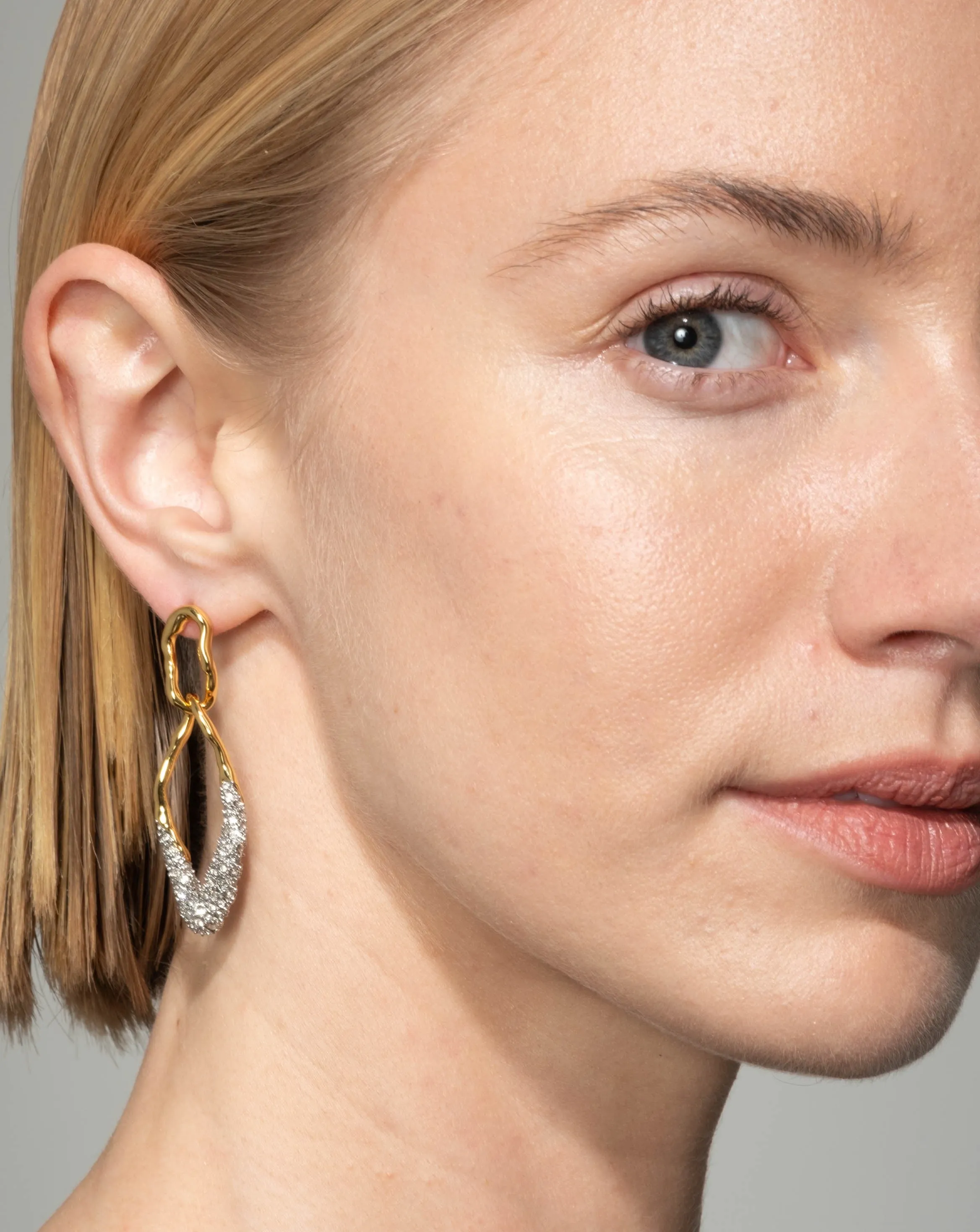 Solanales Double Link Post Earring sold by Alexis Bittar product image thumbnail 2