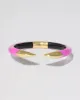 Mirrored Pyramid Lucite Brake Hinge Bracelet- Azalea sold by Alexis Bittar