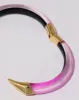 Mirrored Pyramid Lucite Brake Hinge Bracelet- Azalea sold by Alexis Bittar