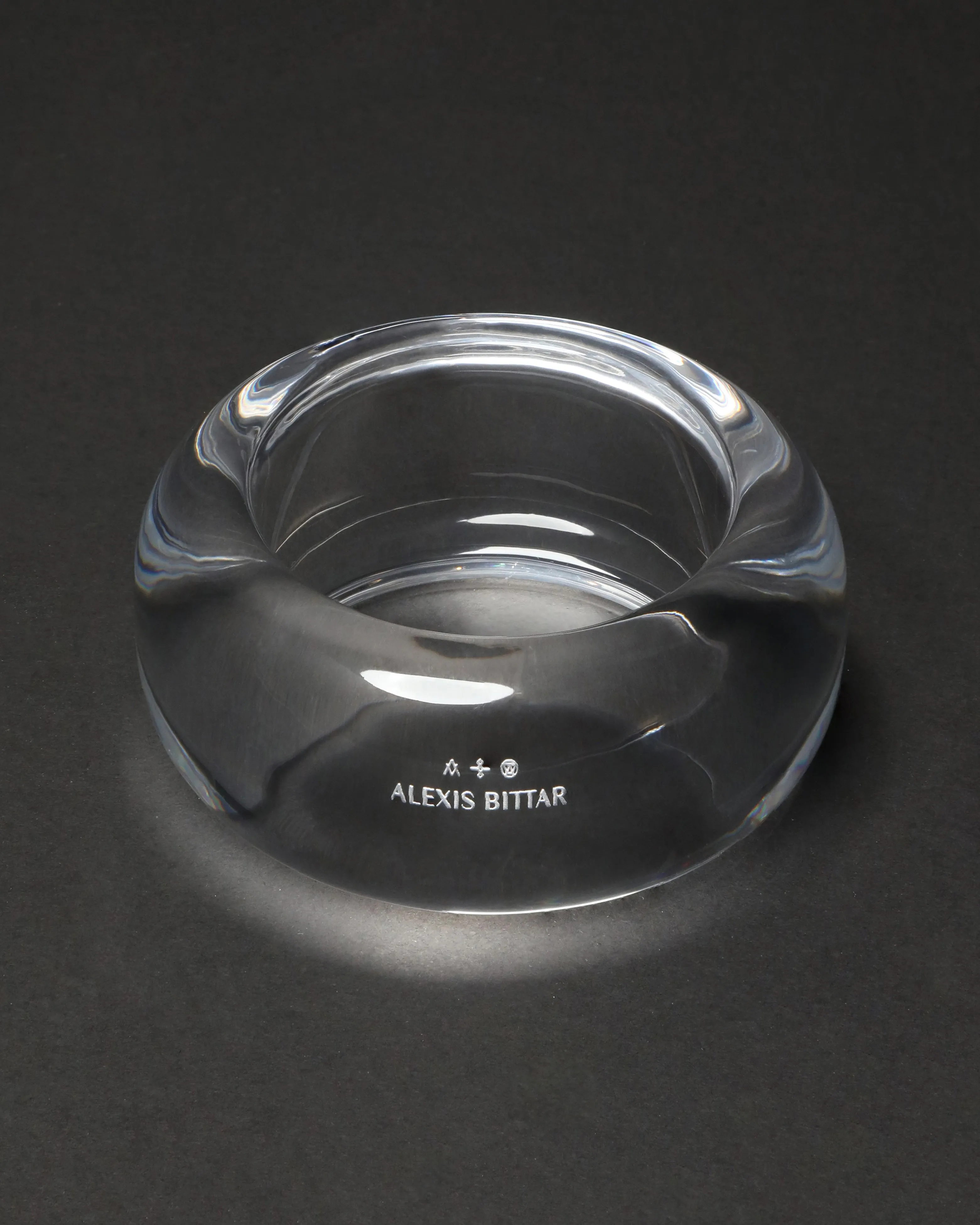 Wide Domed Lucite Bangle Bracelet - Clear sold by Alexis Bittar product image thumbnail 5