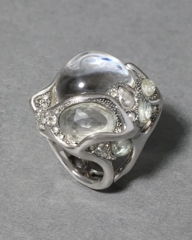 Archive Jardin Mystère Draped Vine Lucite Ring sold by Alexis Bittar