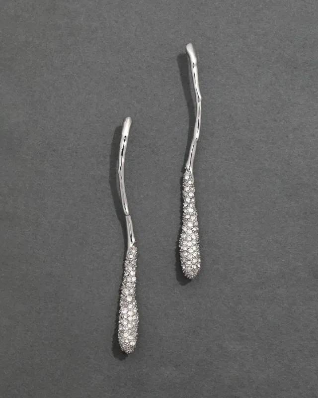 Solanales Silver Linear Earring sold by Alexis Bittar