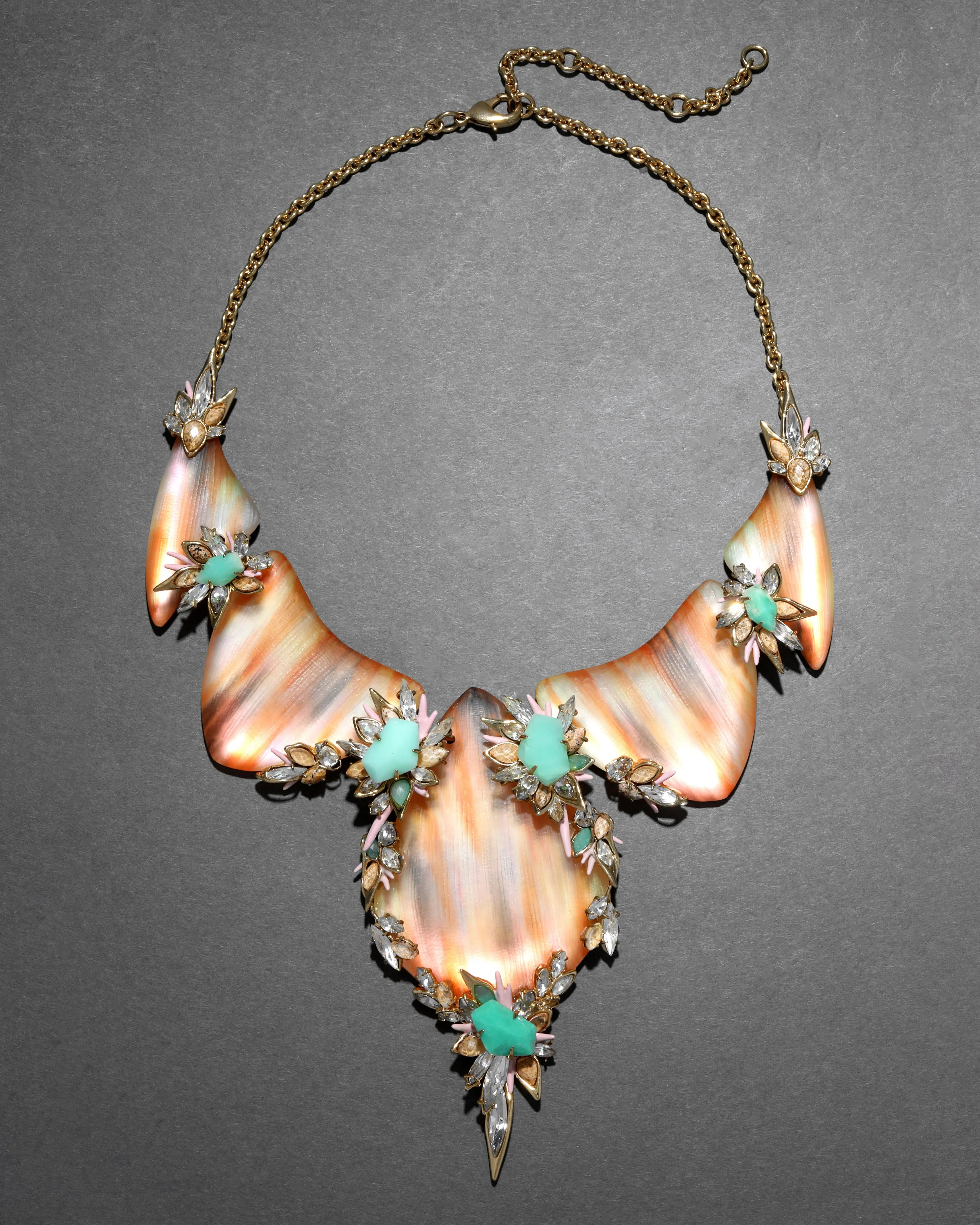Archive Desert Jasmine Lucite Bib Necklace sold by Alexis Bittar product image thumbnail 2