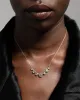 Sterling Silver & 14k Gold Cut Luminous Crystal Petite Graduated Necklace sold by Alexis Bittar