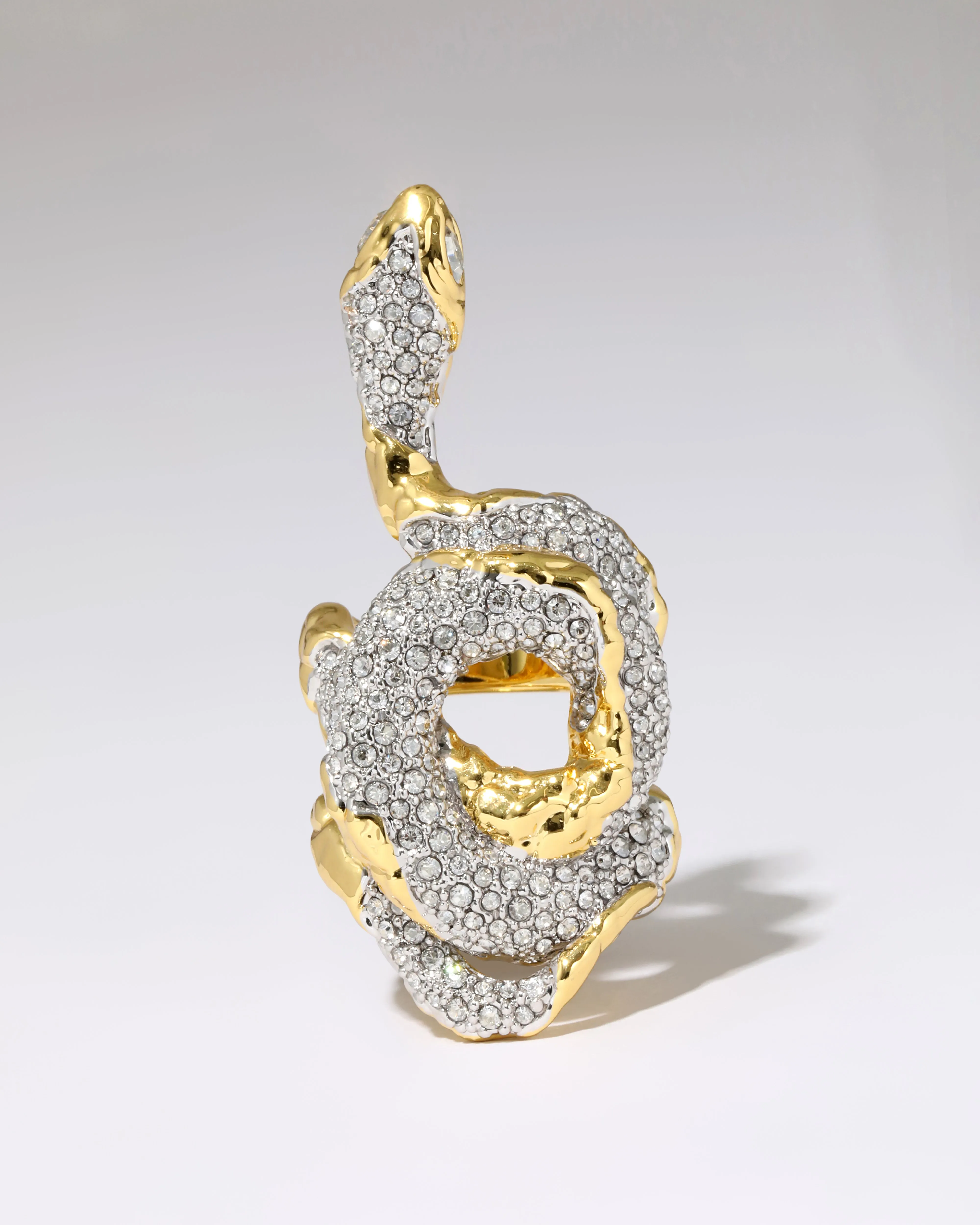Serpent Crystal Pave Ring sold by Alexis Bittar