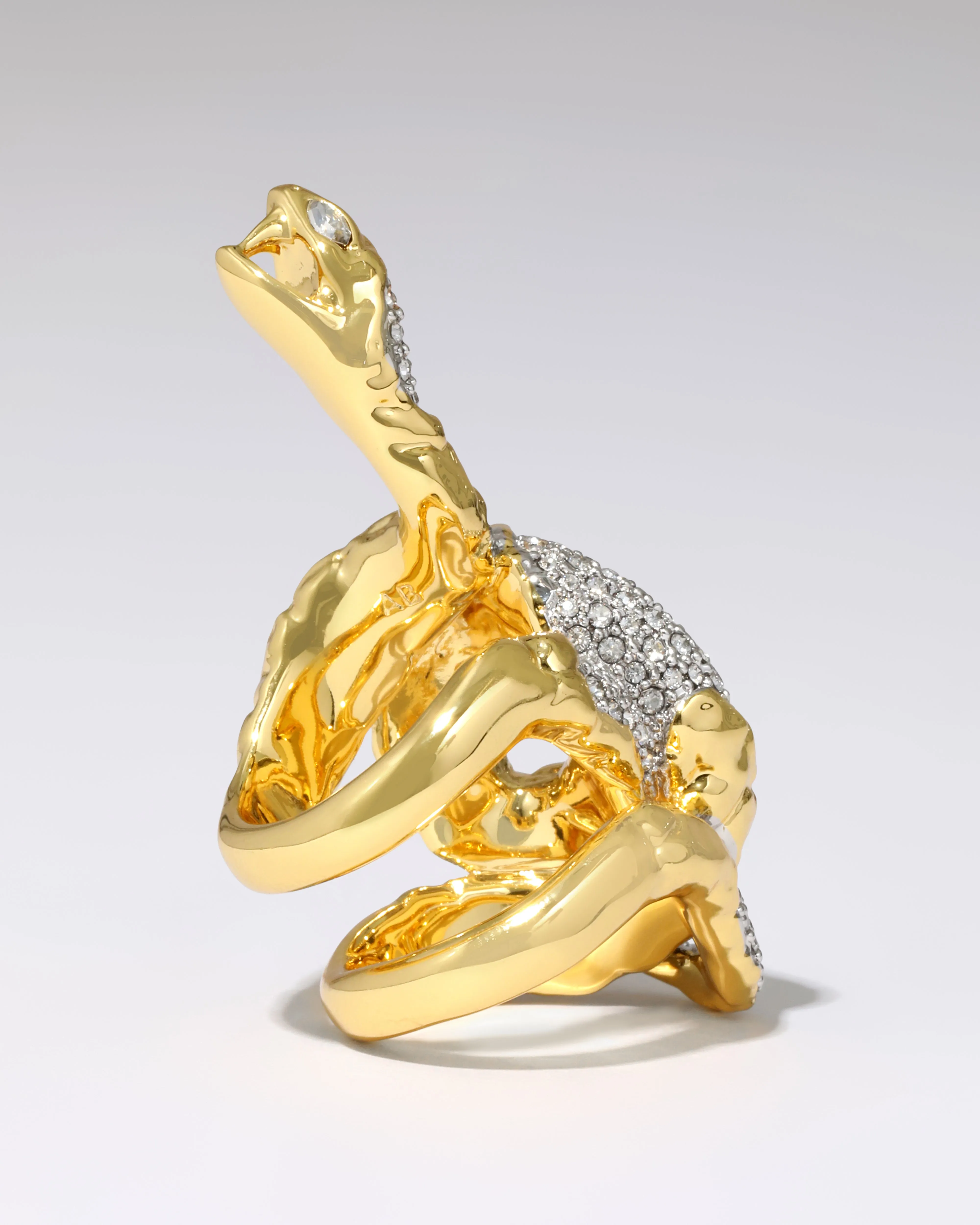 Serpent Crystal Pave Ring sold by Alexis Bittar product image thumbnail 4