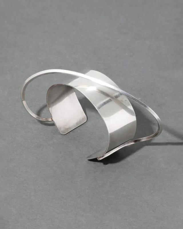 Vintage 1950s Sterling Silver Orbiting Cuff sold by Alexis Bittar