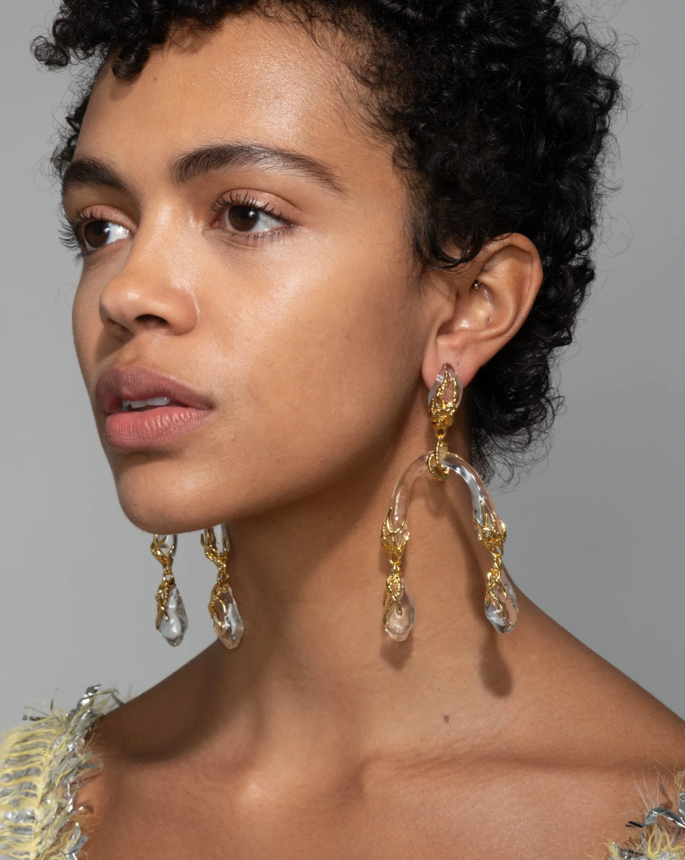 Liquid Vine Lucite Mobile Earring sold by Alexis Bittar product image thumbnail 2