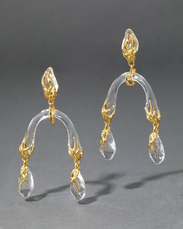 Liquid Vine Lucite Mobile Earring sold by Alexis Bittar