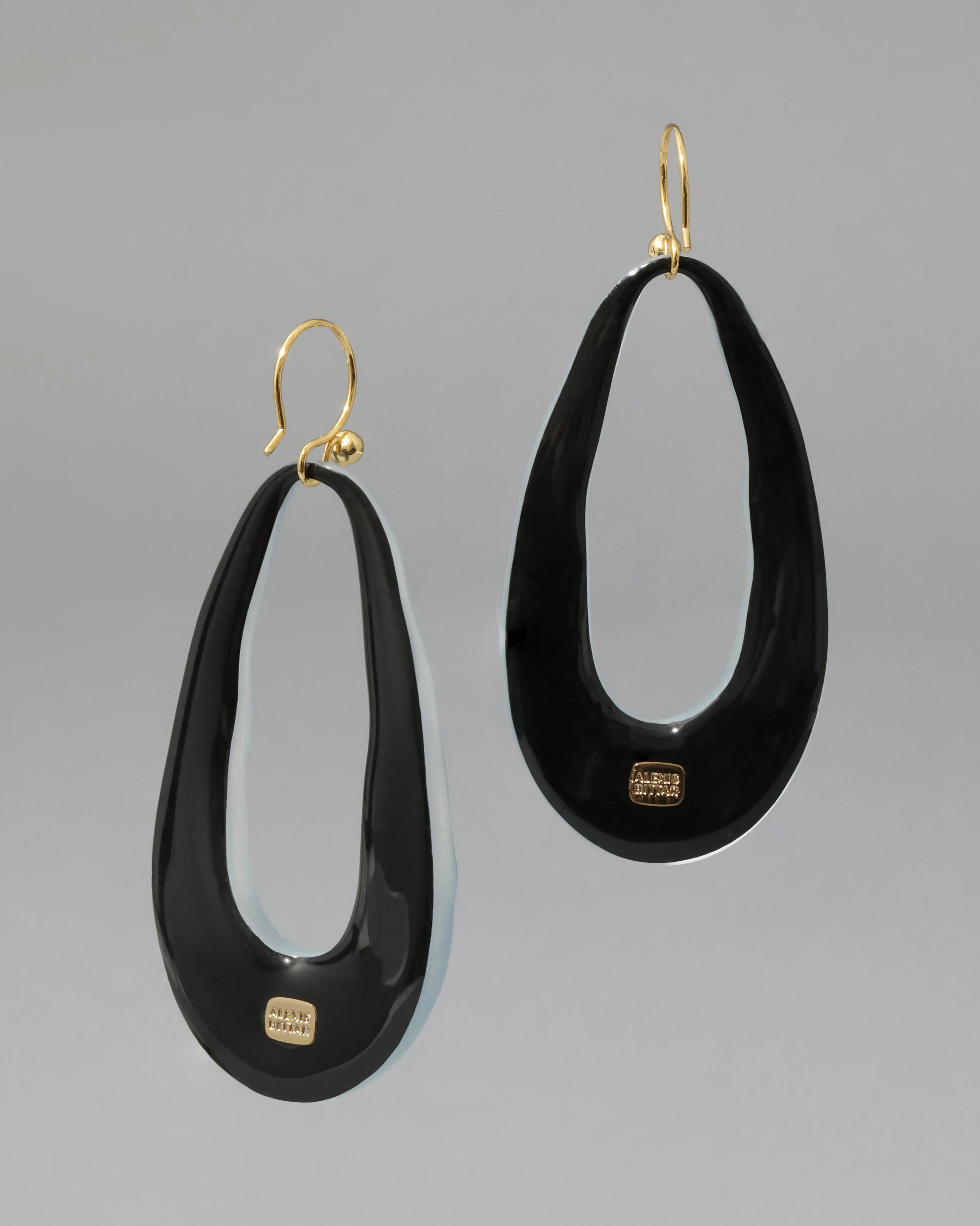 Lucite Link Wire Earring- Bermuda Blue sold by Alexis Bittar product image thumbnail 3