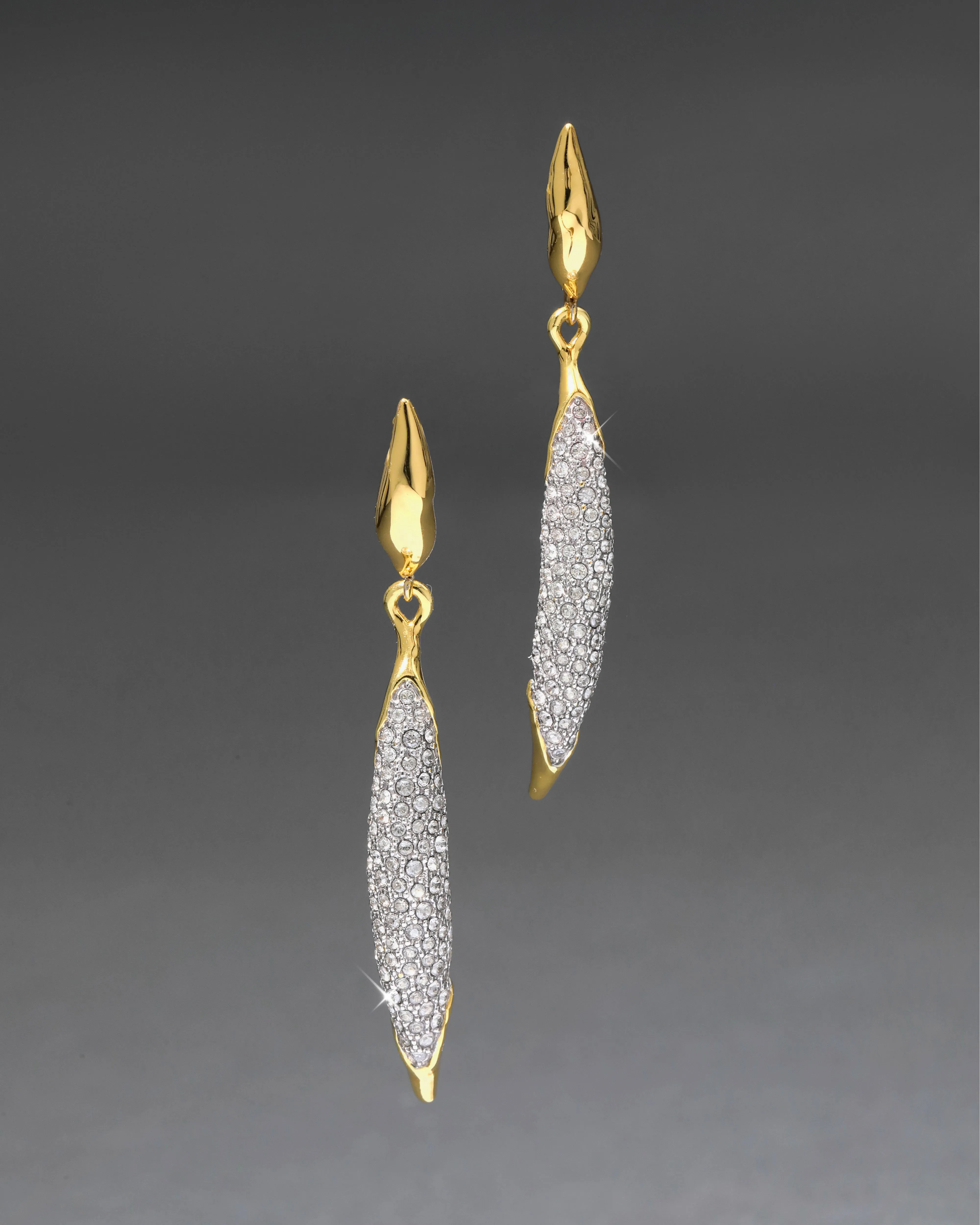 Solanales Crystal Sliver Leverback Earring sold by Alexis Bittar