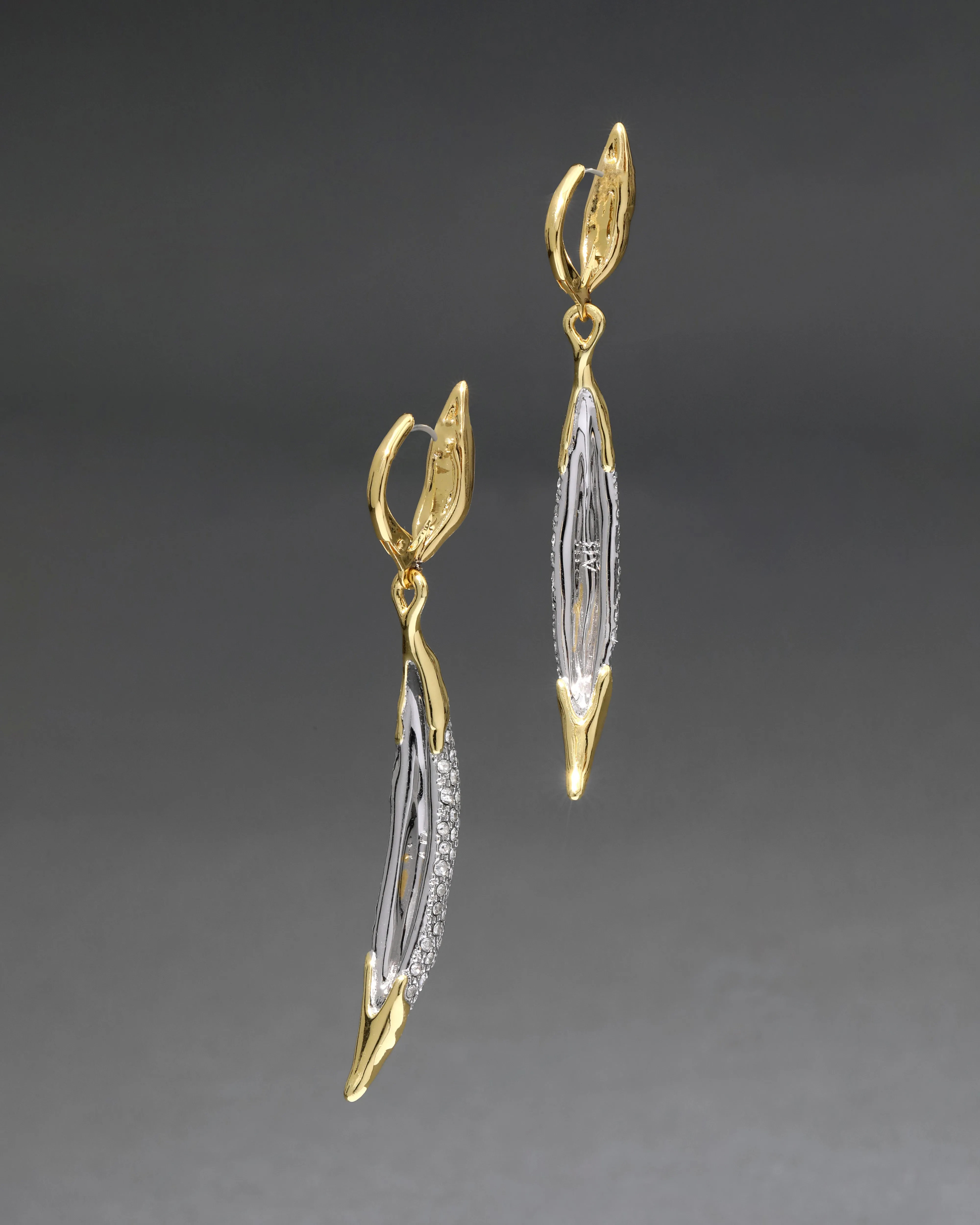 Solanales Crystal Sliver Leverback Earring sold by Alexis Bittar product image thumbnail 4