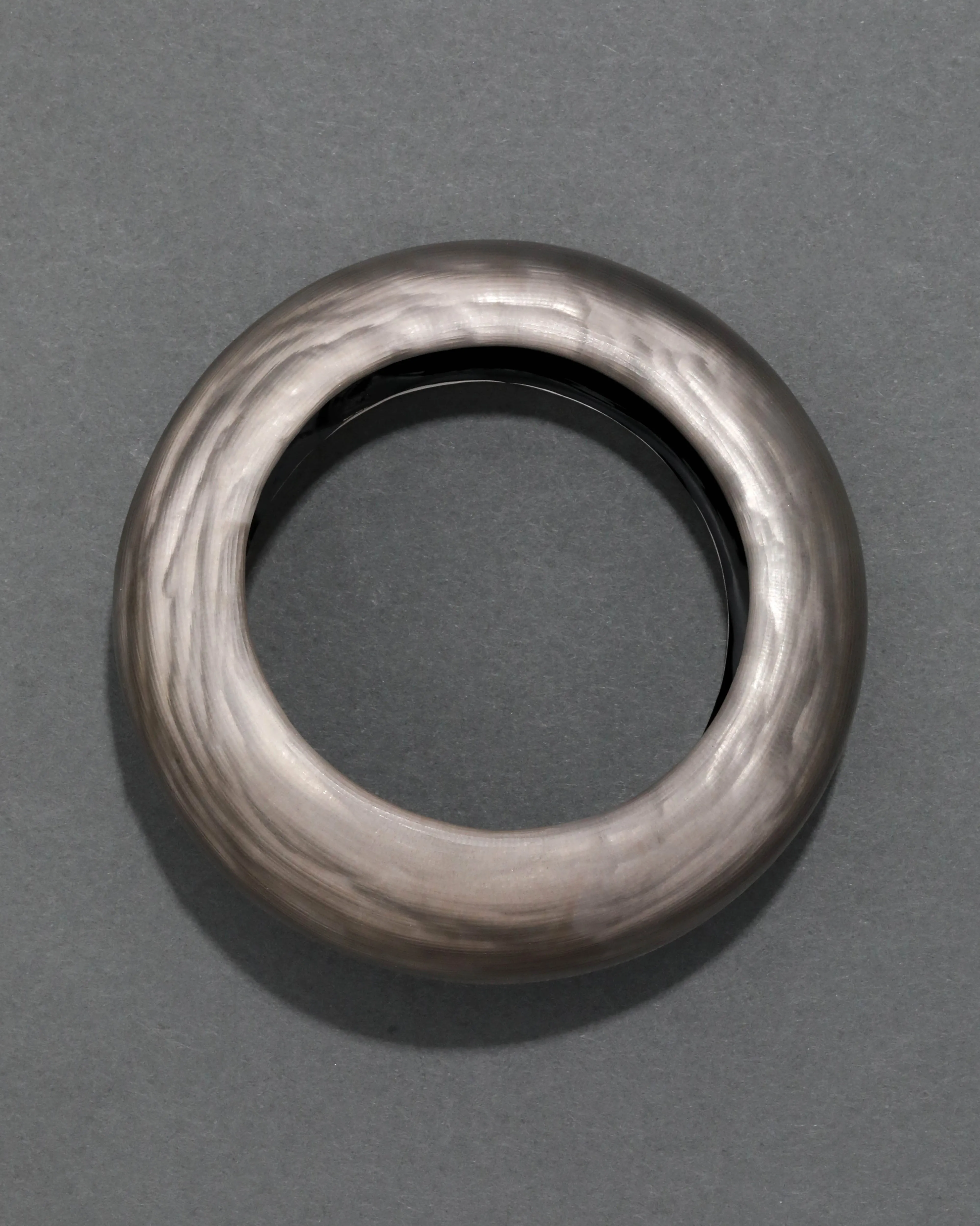 Puffy Lucite Tapered Bangle Bracelet- Chocolate sold by Alexis Bittar product image thumbnail 3