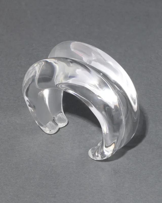 Liquid Lucite Stackable Wave Cuff Bracelet sold by Alexis Bittar