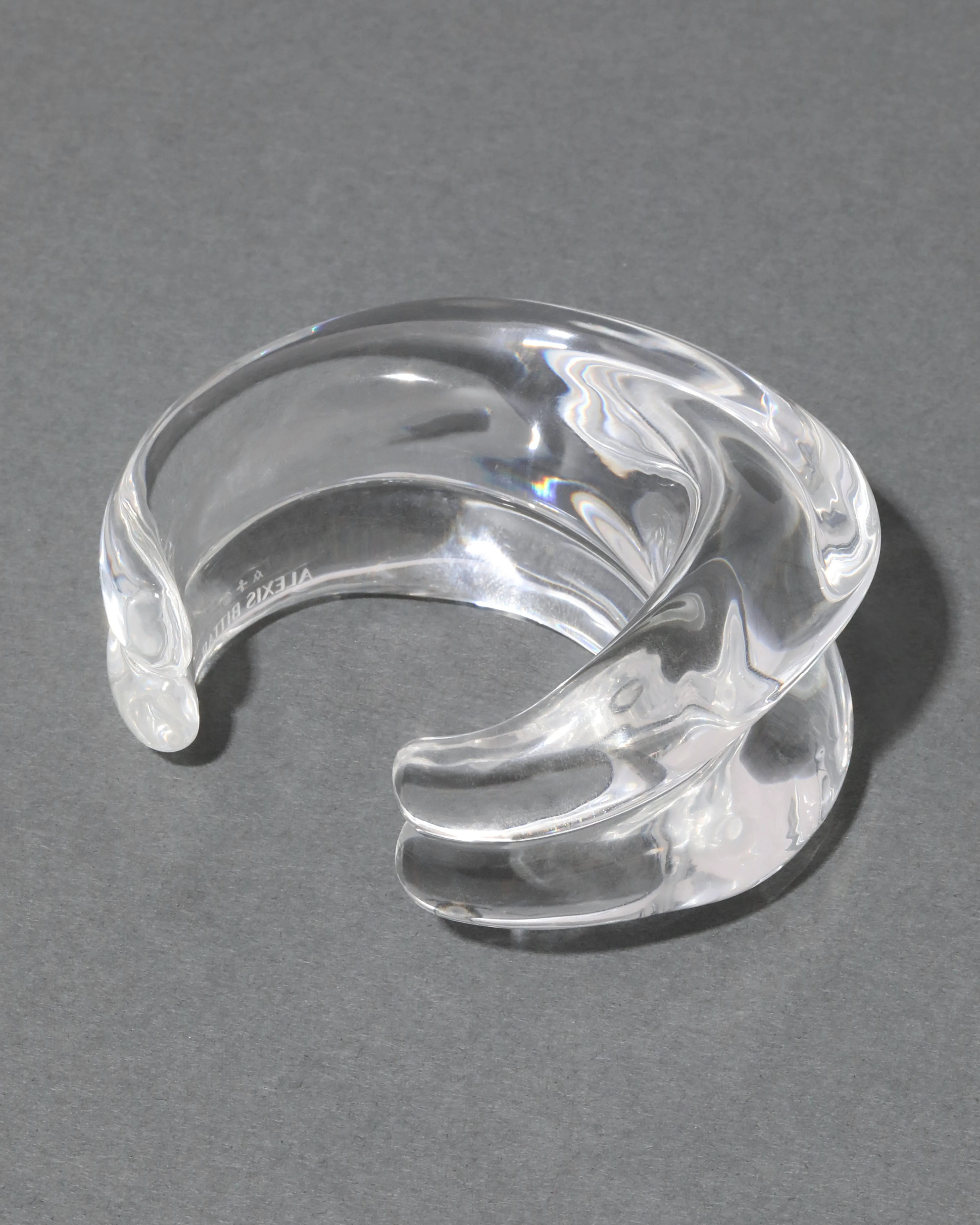 Liquid Lucite Stackable Wave Cuff Bracelet sold by Alexis Bittar product image thumbnail 5