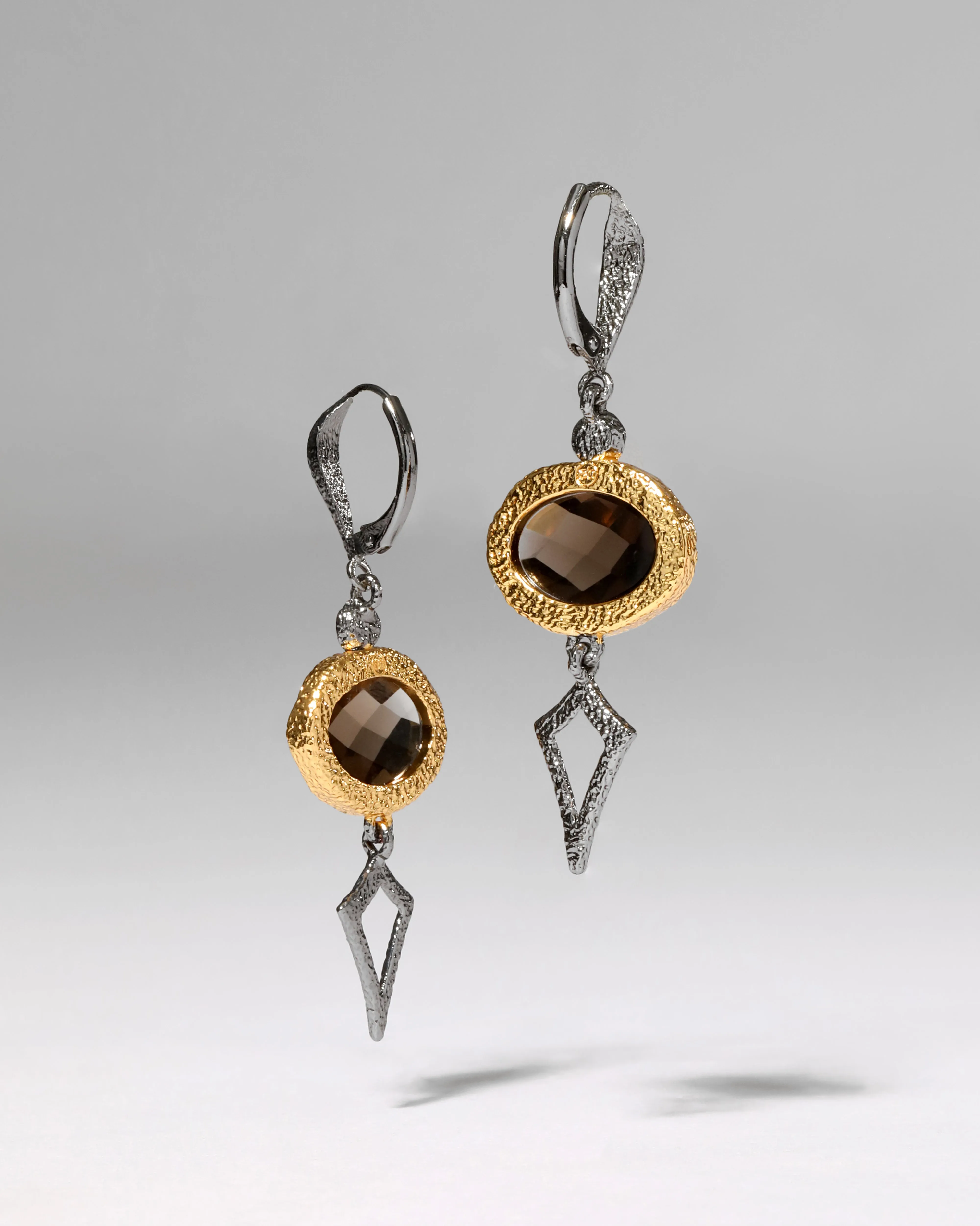 Archive Geometric Stone Drop Leverback Earring sold by Alexis Bittar product image thumbnail 2