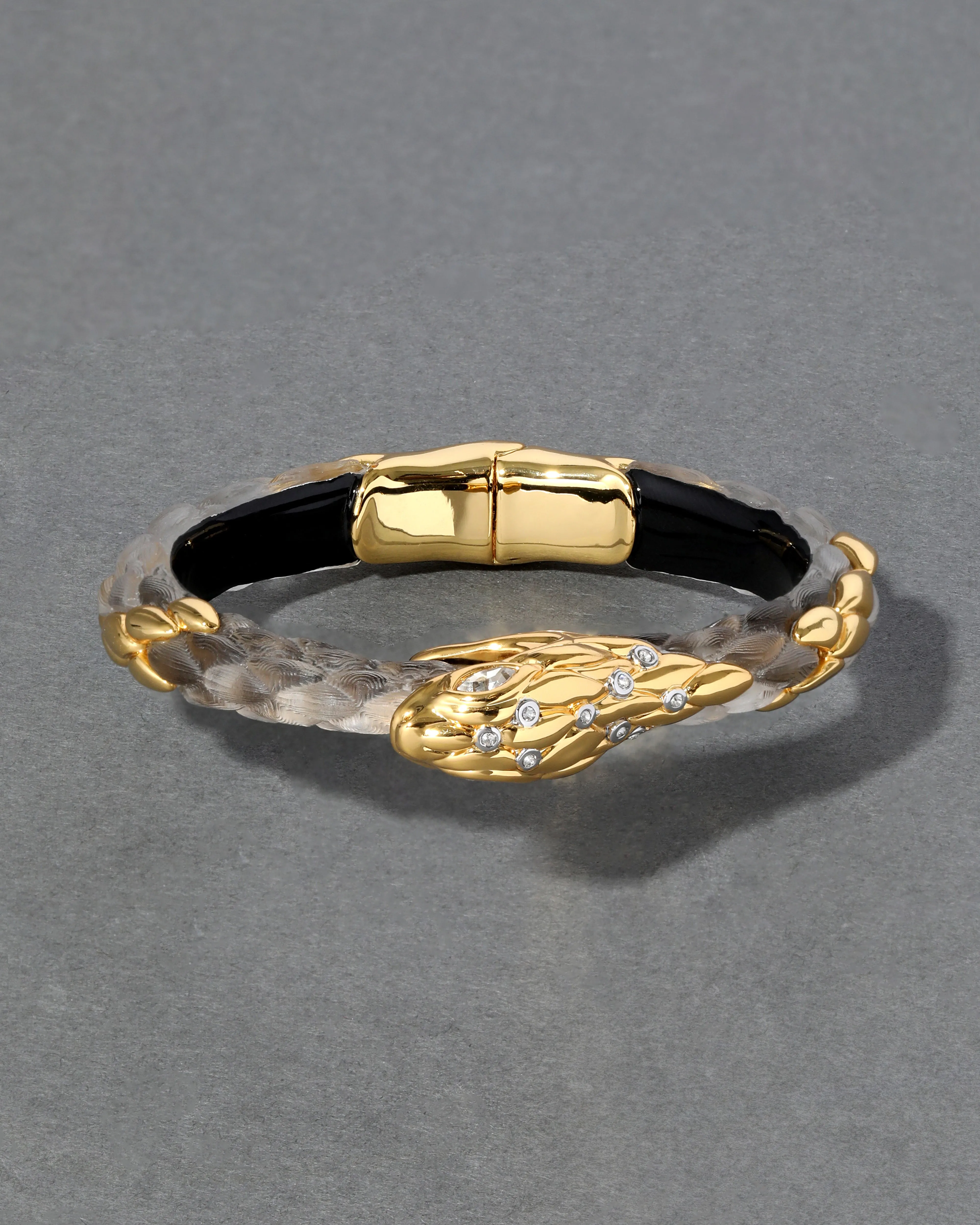 Serpent Lucite Hinge Bracelet- Desert sold by Alexis Bittar product image thumbnail 3