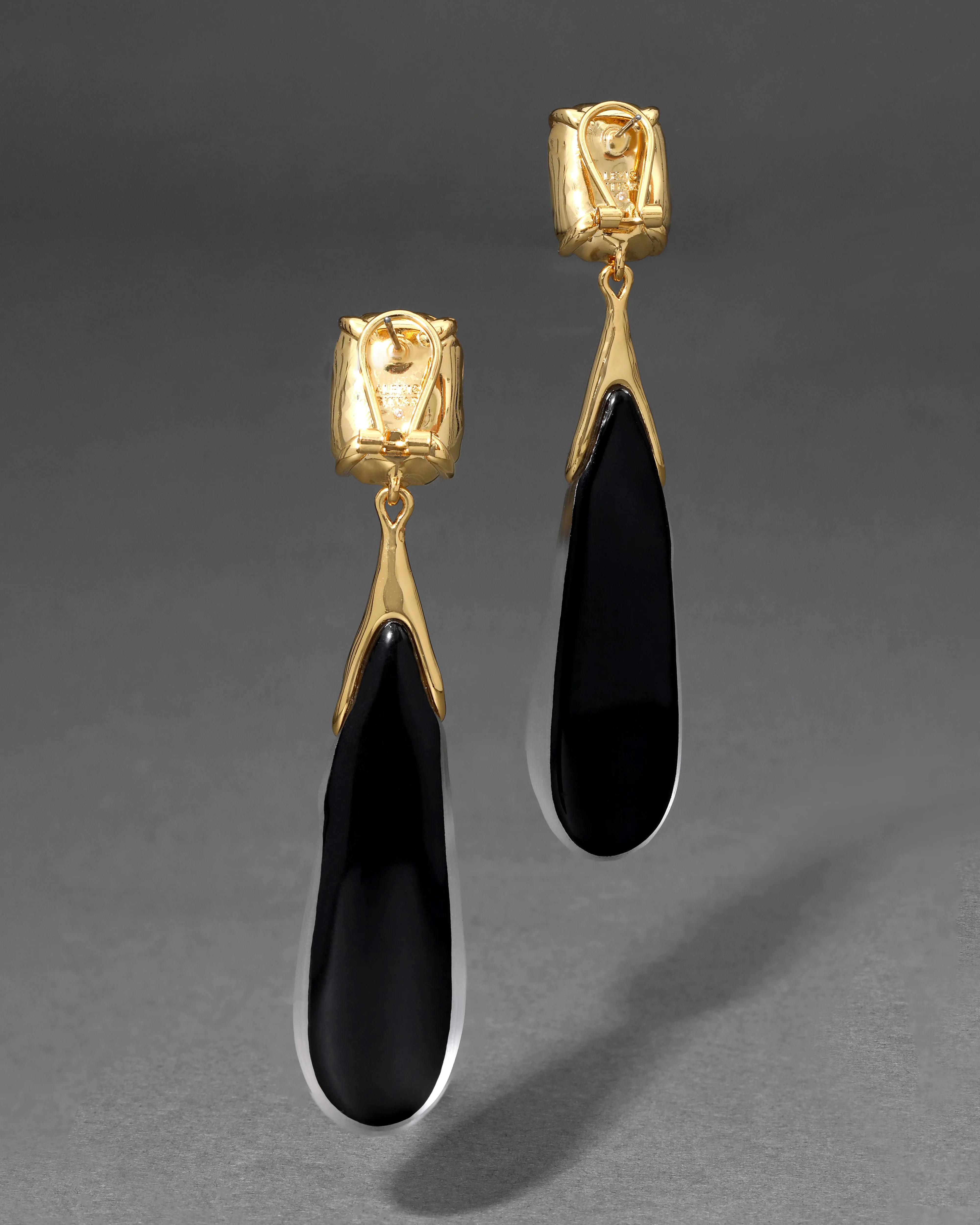 Bonbon Crystal Large Teardrop Earring- Chocolate sold by Alexis Bittar product image thumbnail 3