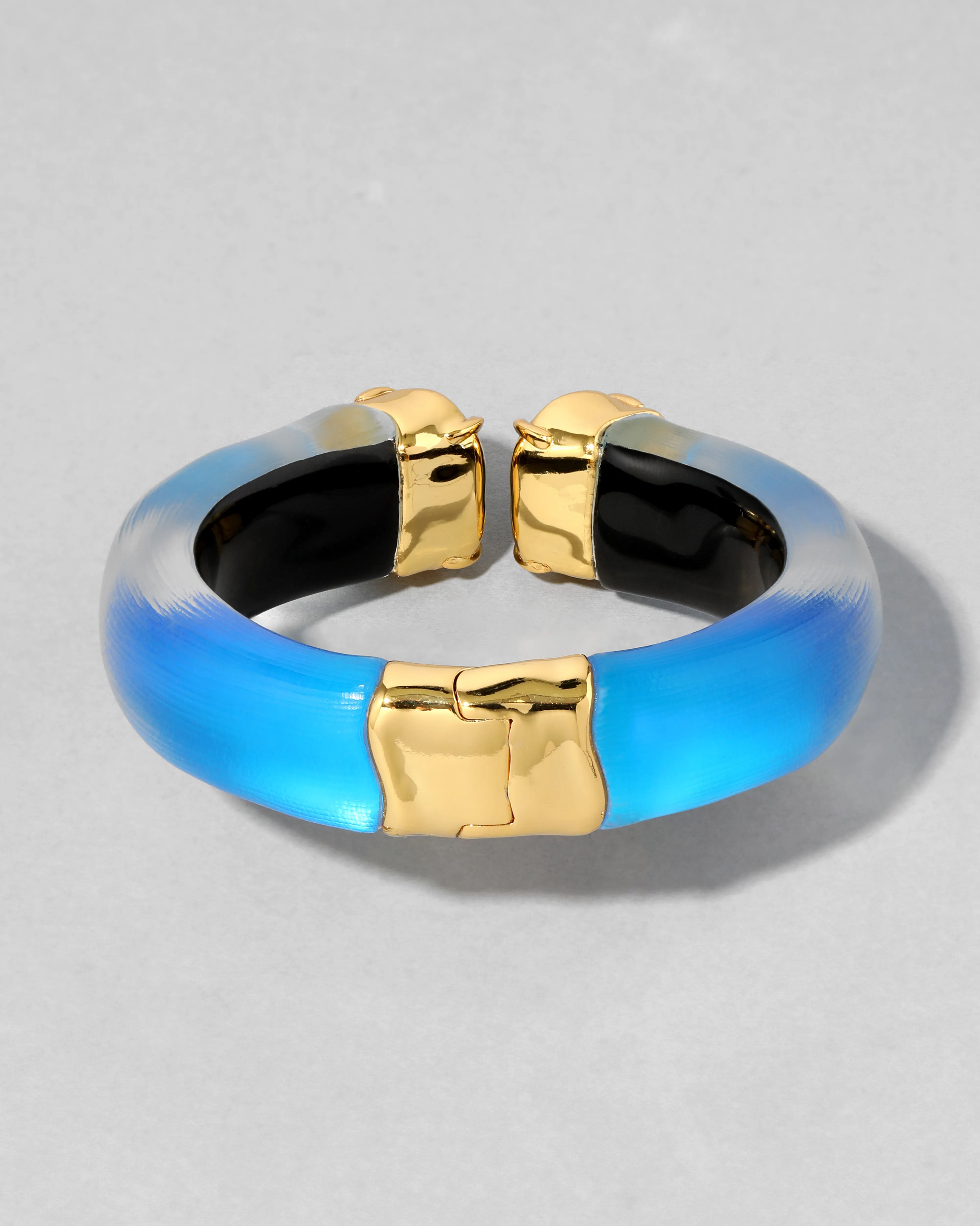 Bonbon Crystal Lucite Hinge Bracelet- Cerulean sold by Alexis Bittar product image thumbnail 4