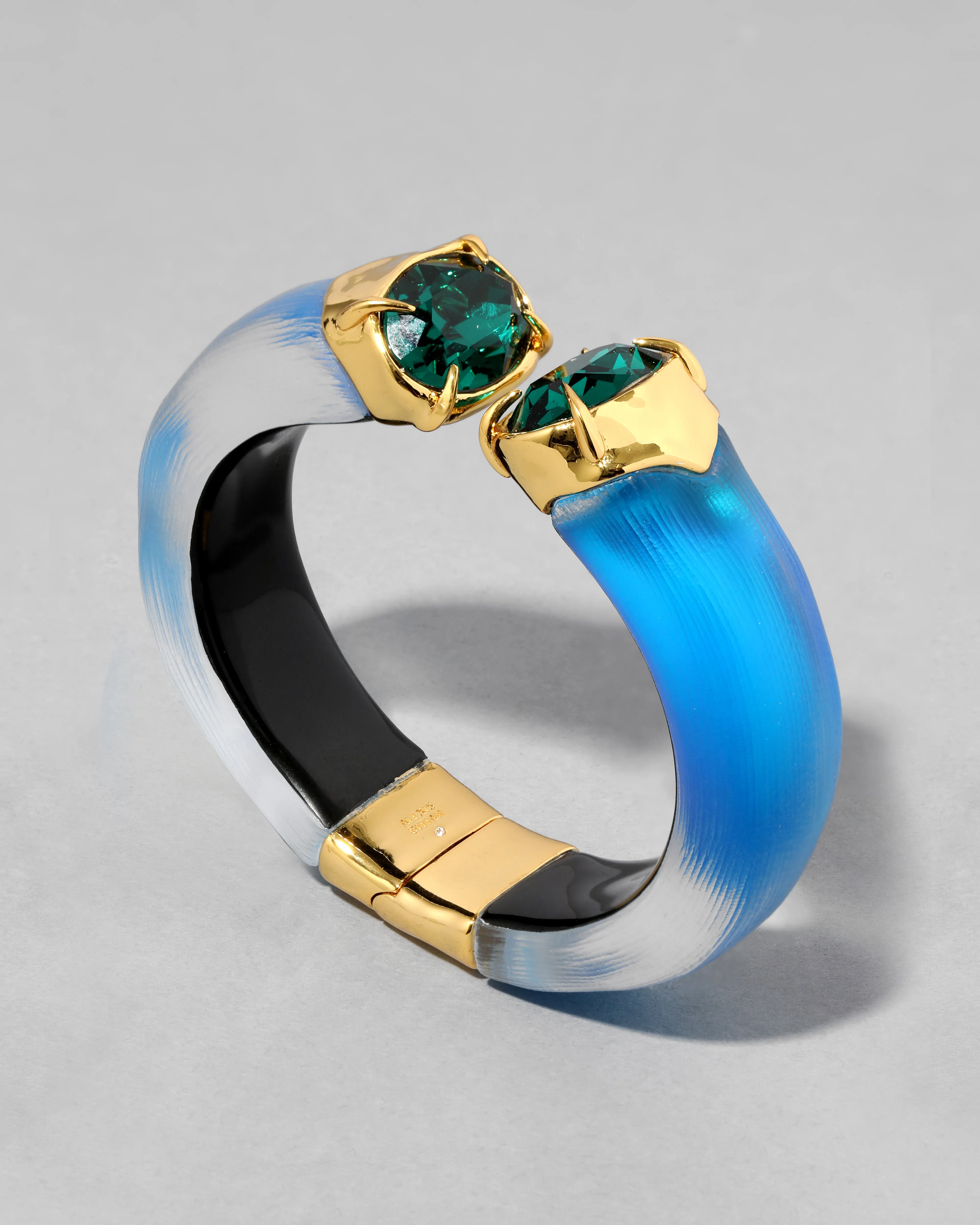 Bonbon Crystal Lucite Hinge Bracelet- Cerulean sold by Alexis Bittar product image thumbnail 3