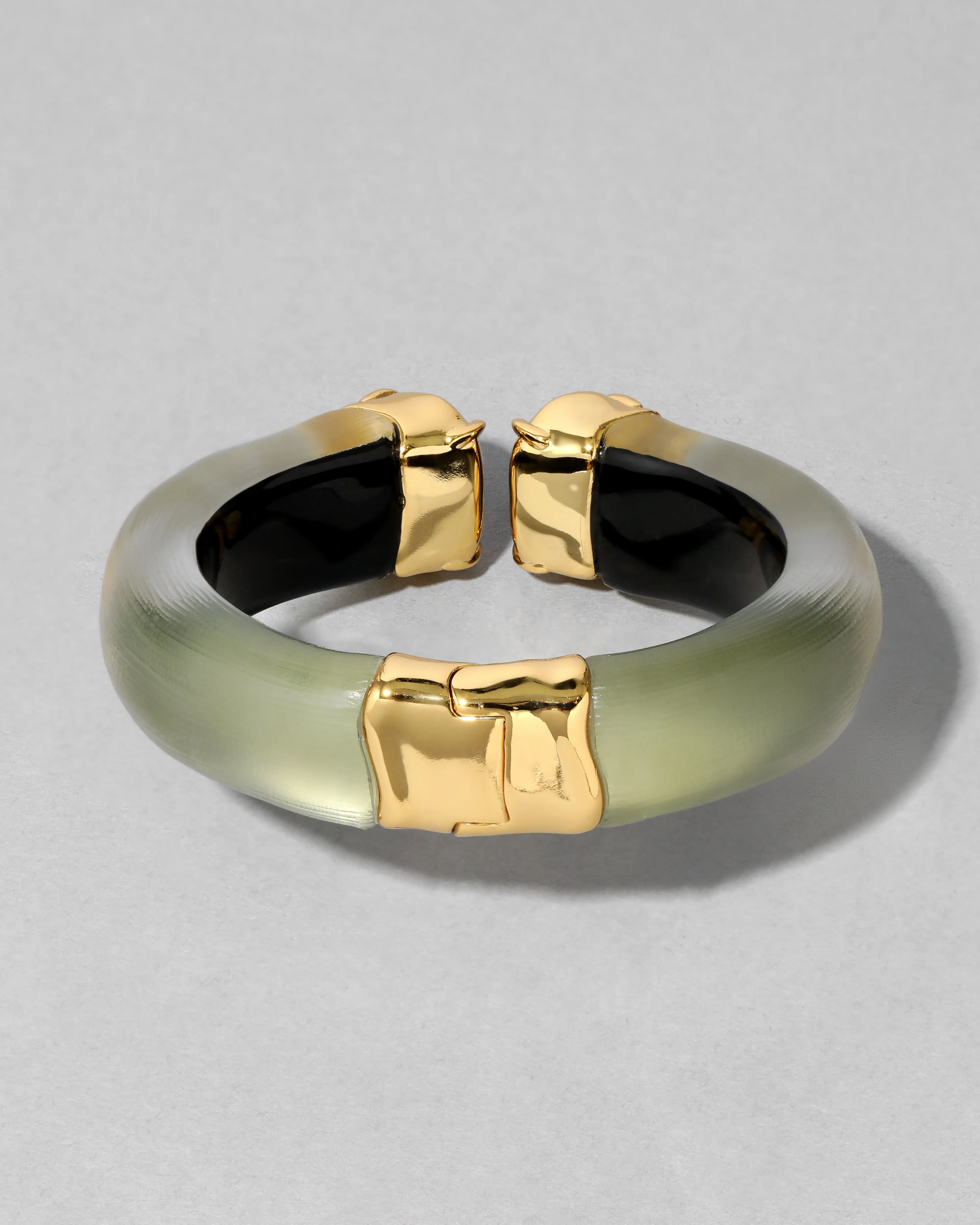 Bonbon Crystal Lucite Hinge Bracelet- Sage sold by Alexis Bittar product image thumbnail 4