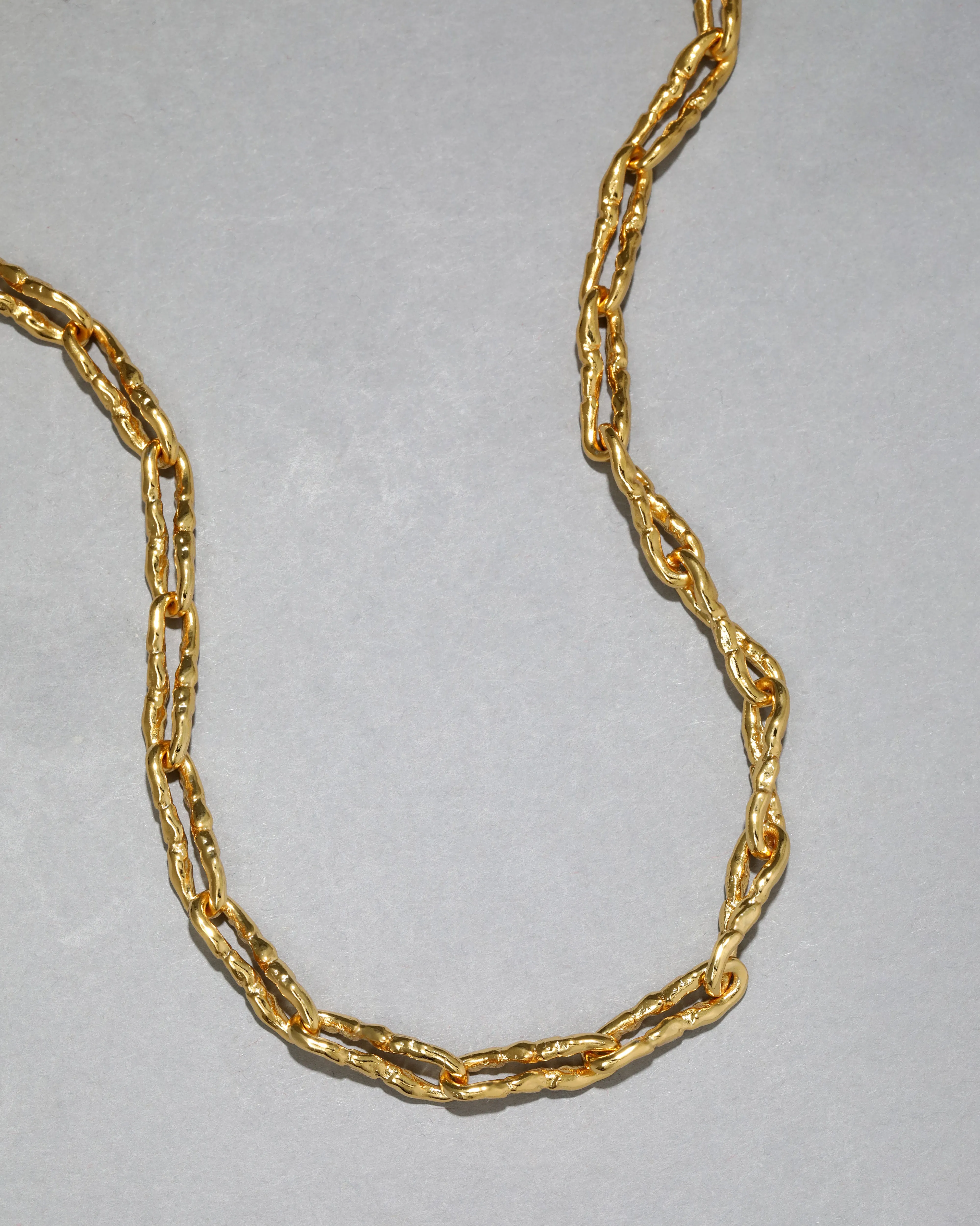 Brut Gold Twisted Link Necklace sold by Alexis Bittar
