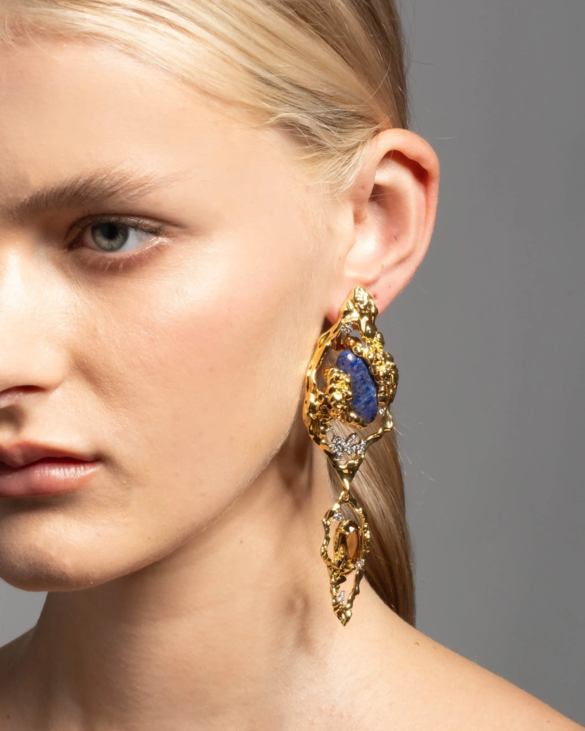 Brut Mosaic Clip Earring sold by Alexis Bittar product image thumbnail 2