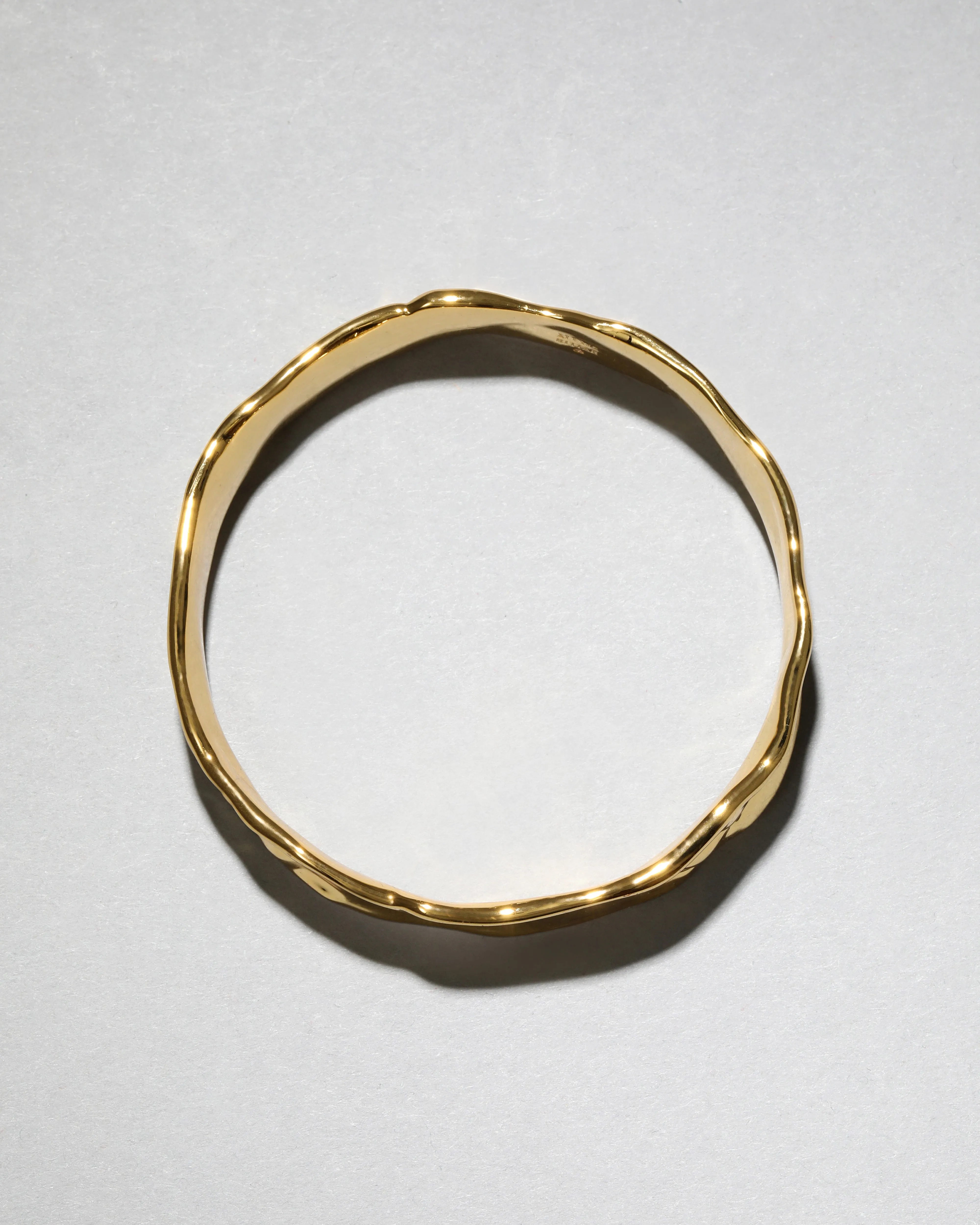 Brut Gold Strap Bangle Bracelet sold by Alexis Bittar product image thumbnail 5