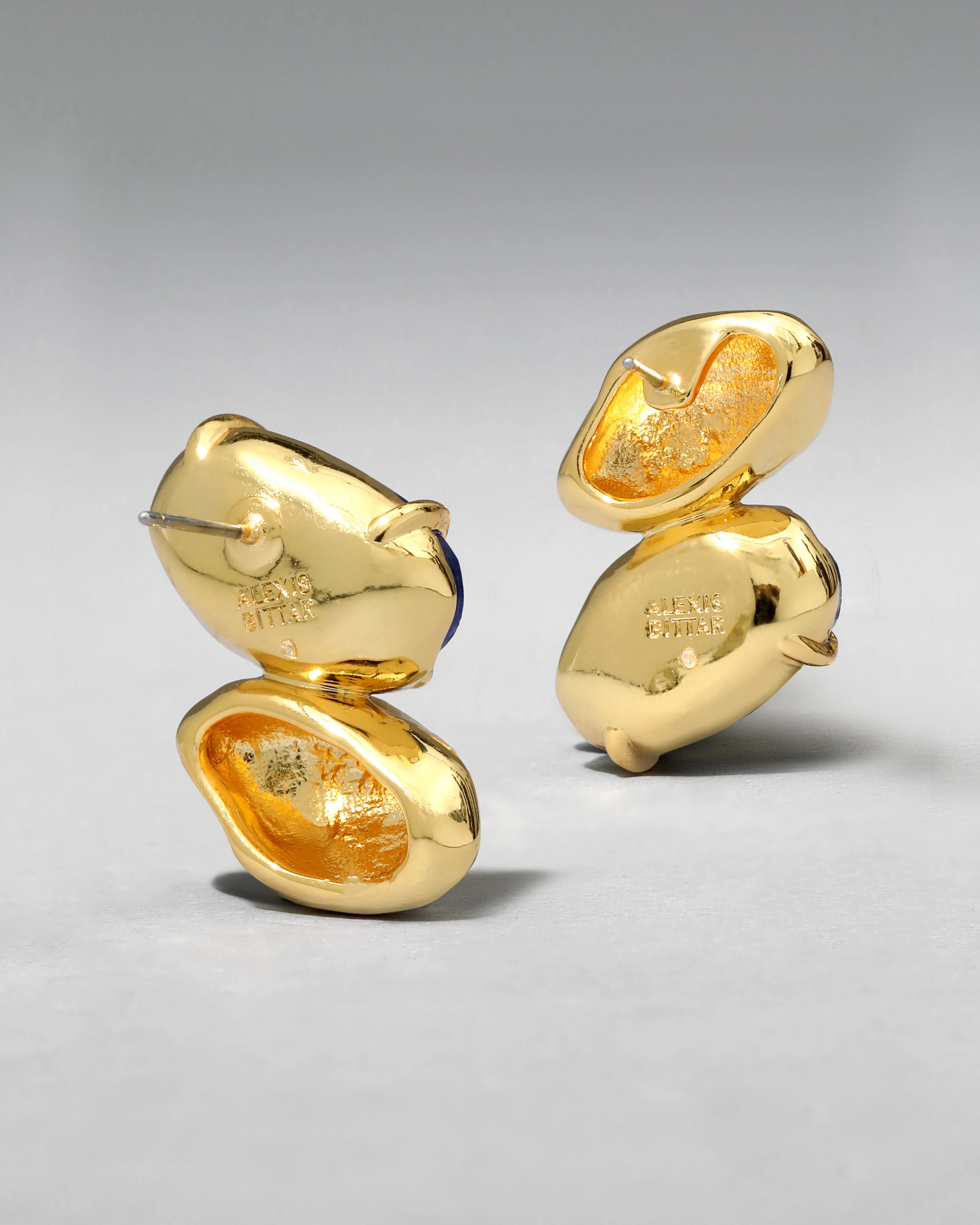 Brut Blue Moss Agate Mismatch Earring sold by Alexis Bittar product image thumbnail 3