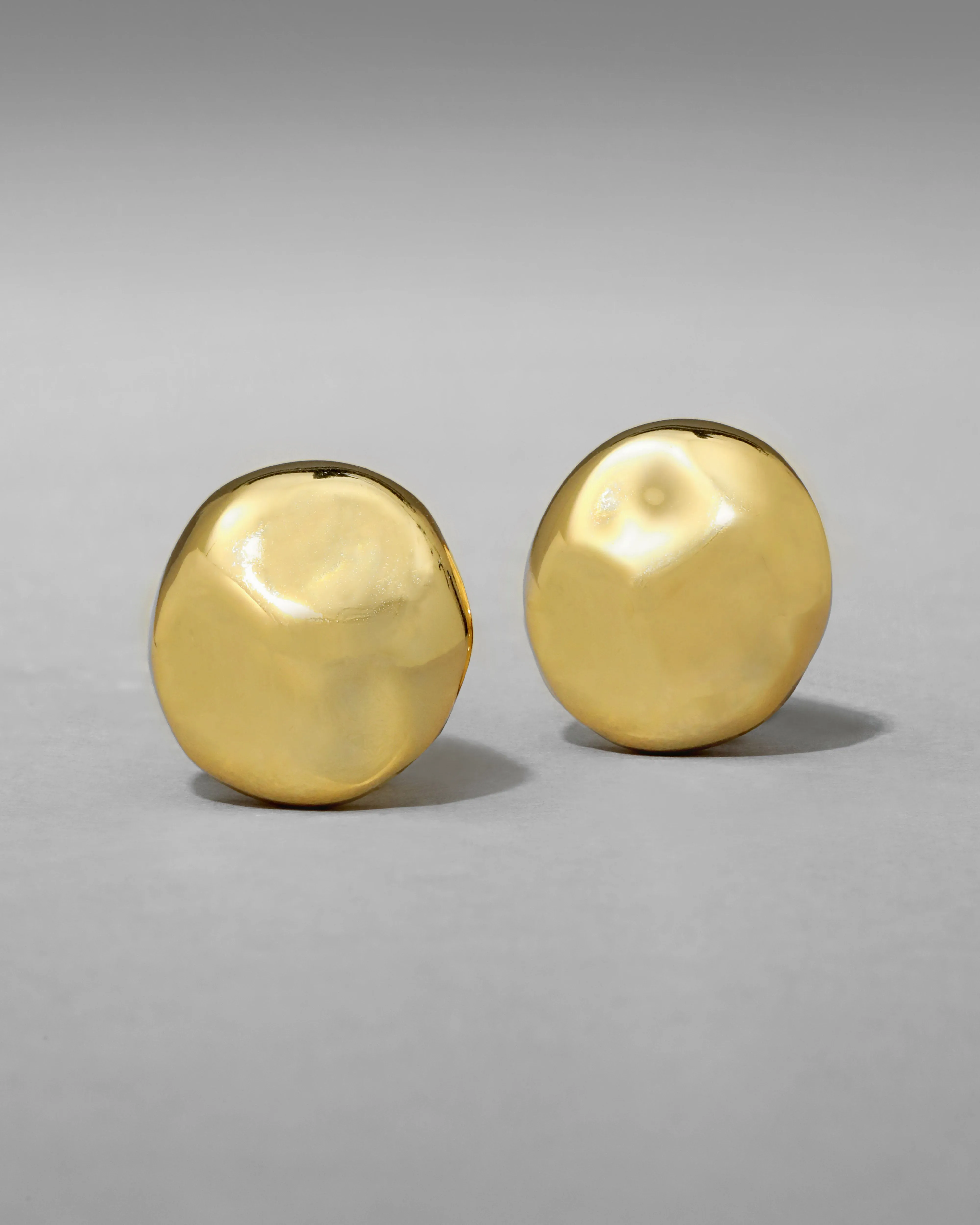Brut Gold Button Post Earring sold by Alexis Bittar