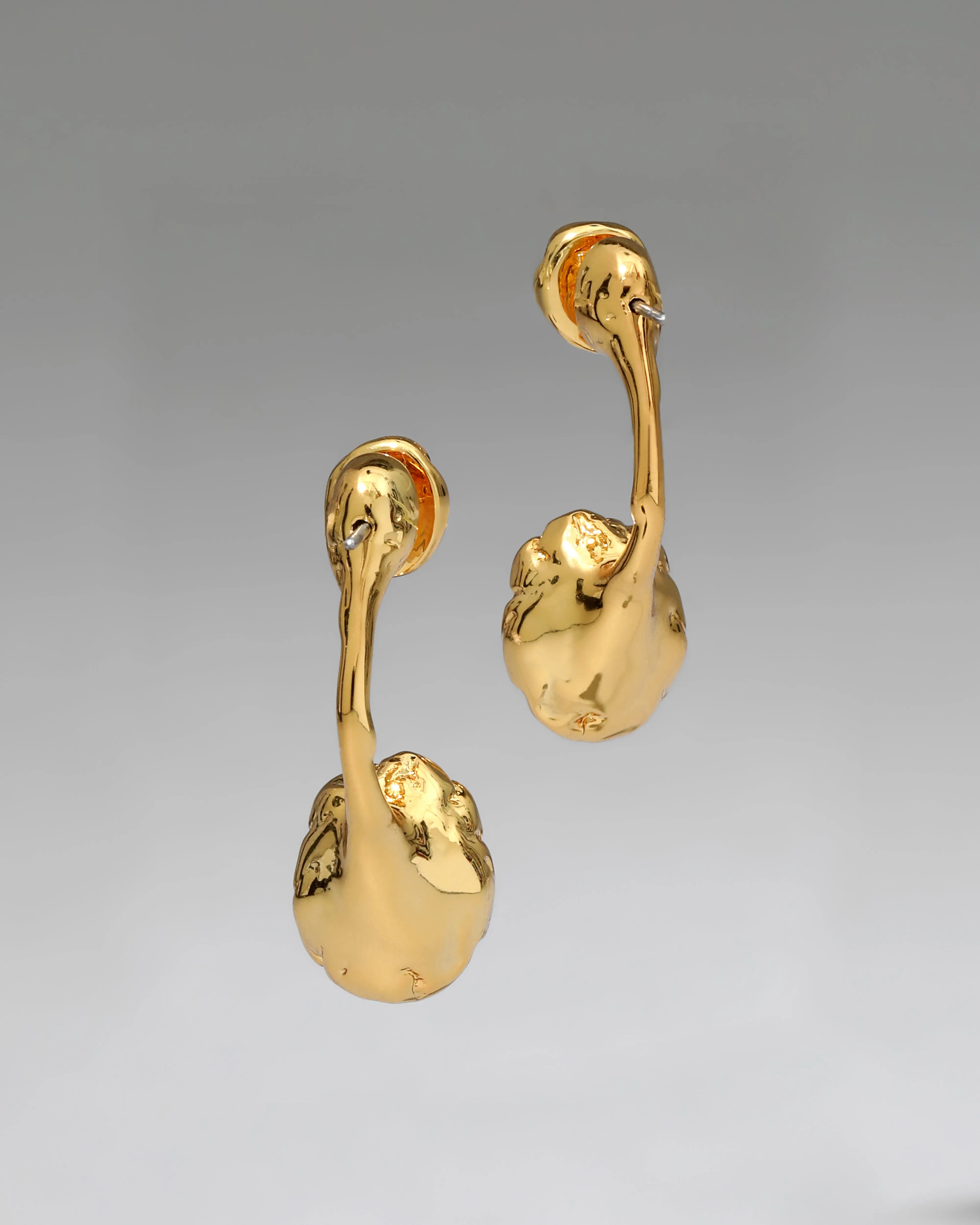 Brut Blue Moss Agate Front Back Earring sold by Alexis Bittar product image thumbnail 5