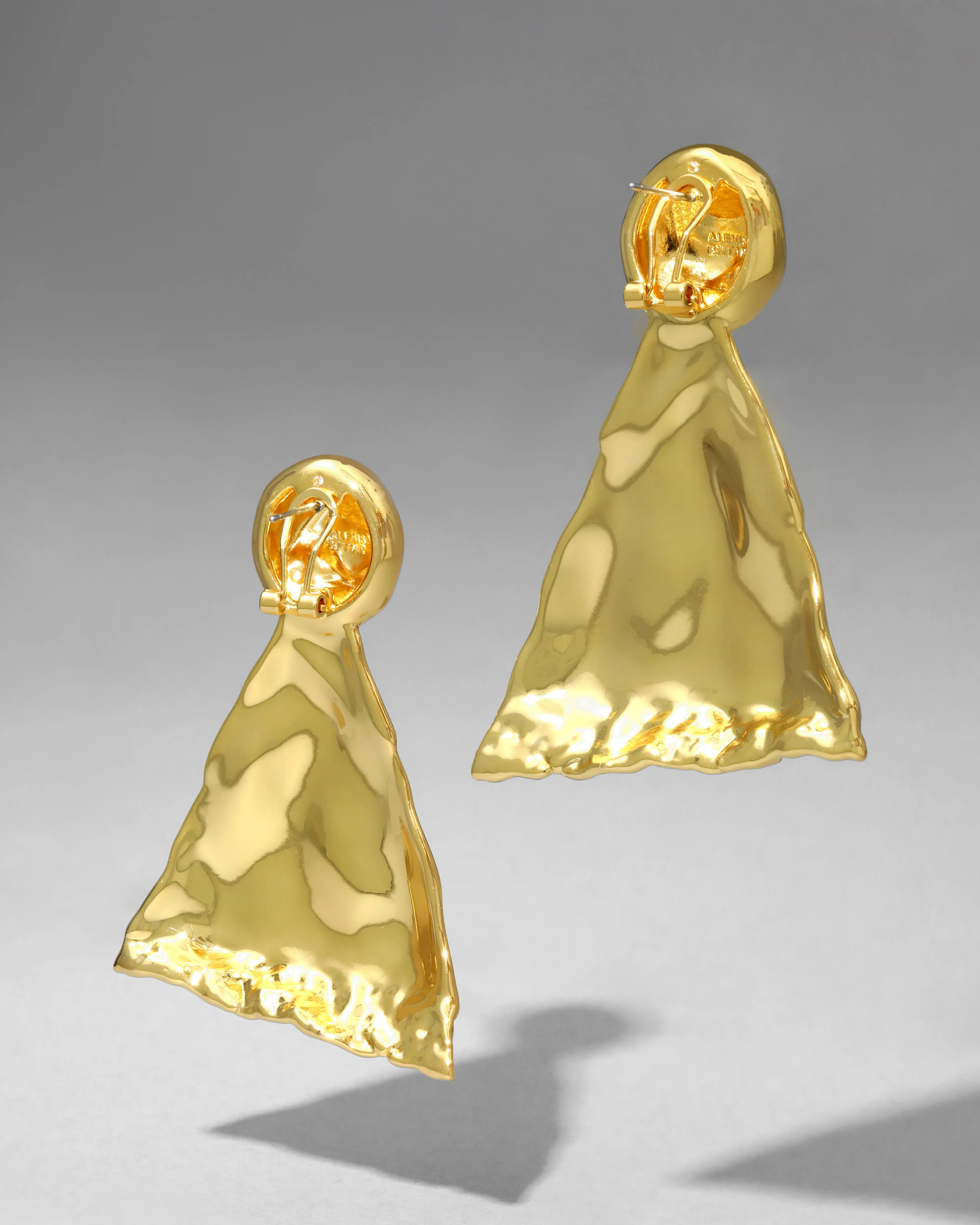 Brut Gold Triangle Post Earring sold by Alexis Bittar product image thumbnail 4