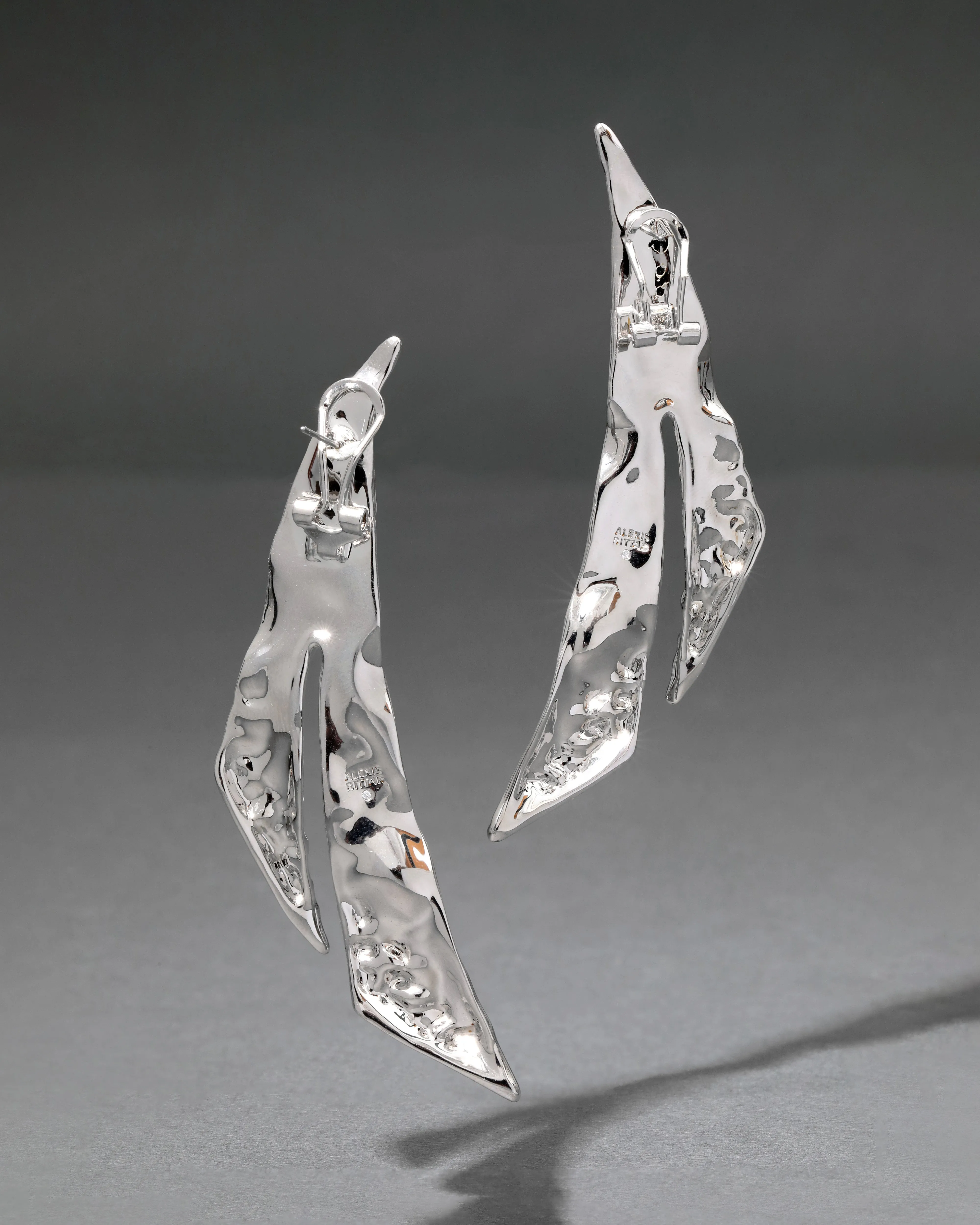 Brut Silver Angular Earring sold by Alexis Bittar product image thumbnail 3