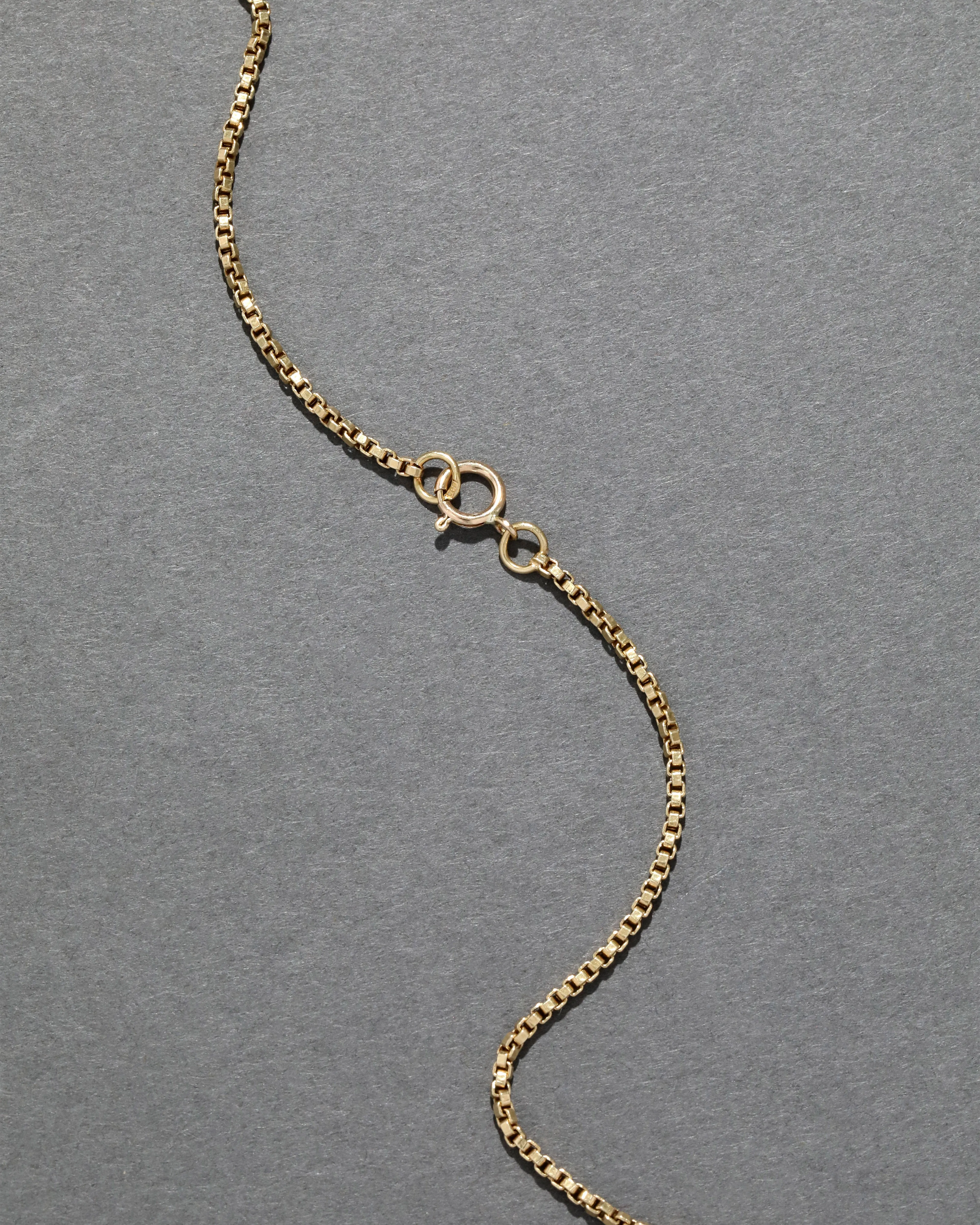 Vintage 14k Gold Thin Box Chain Necklace sold by Alexis Bittar product image thumbnail 2