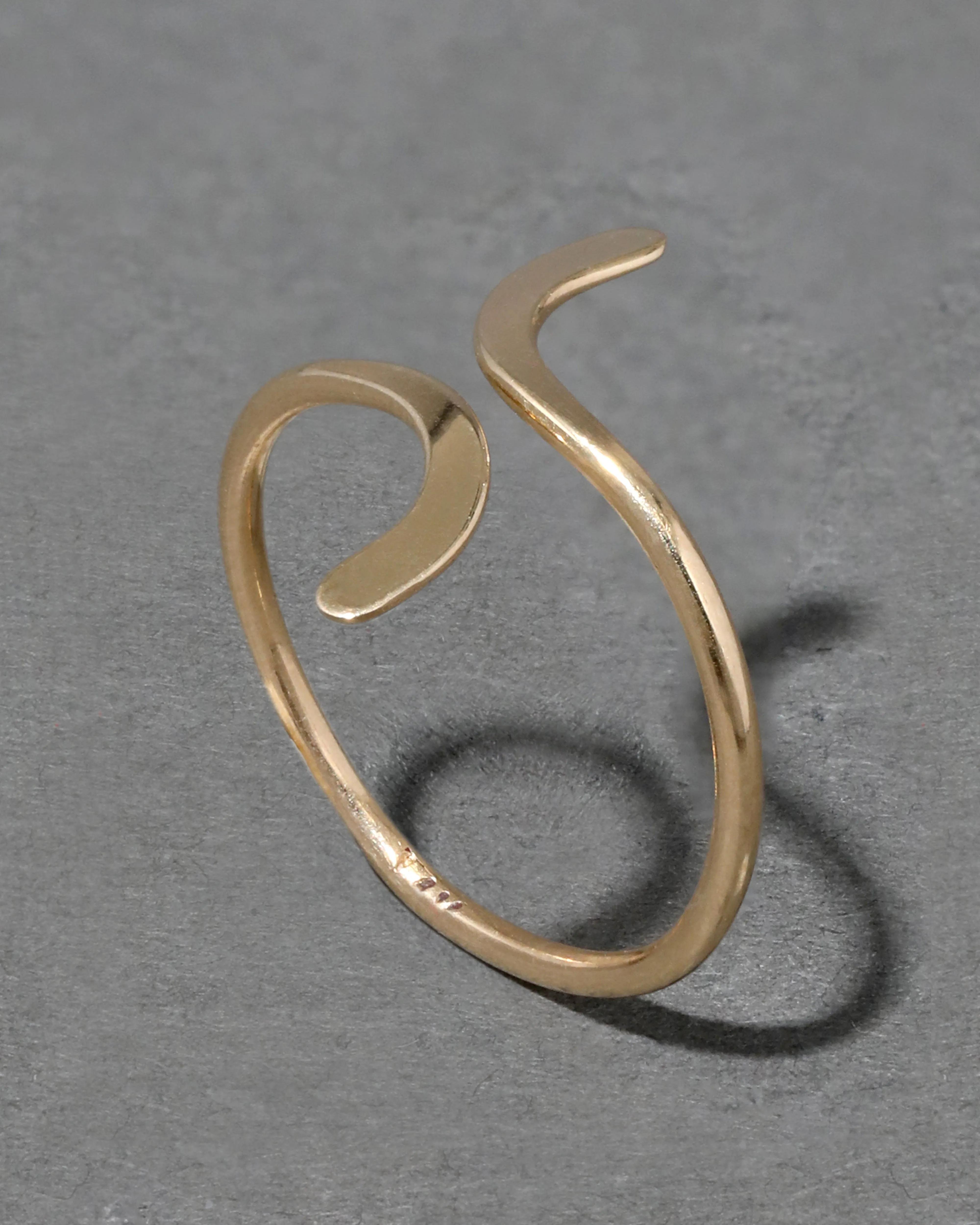Vintage 14k Gold Twisted Bypass Ring sold by Alexis Bittar