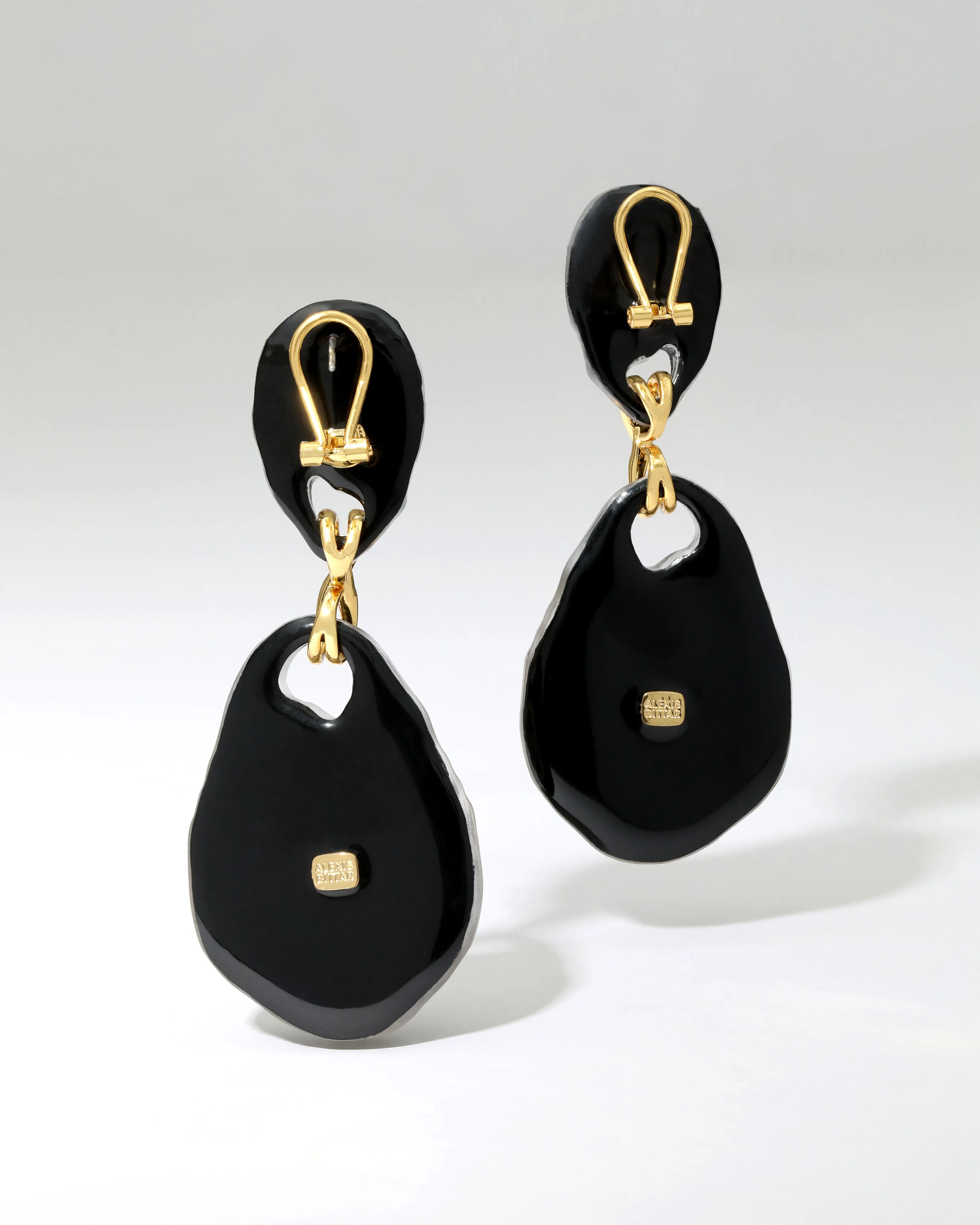 Madera Lucite Drop Earring- Black sold by Alexis Bittar product image thumbnail 3