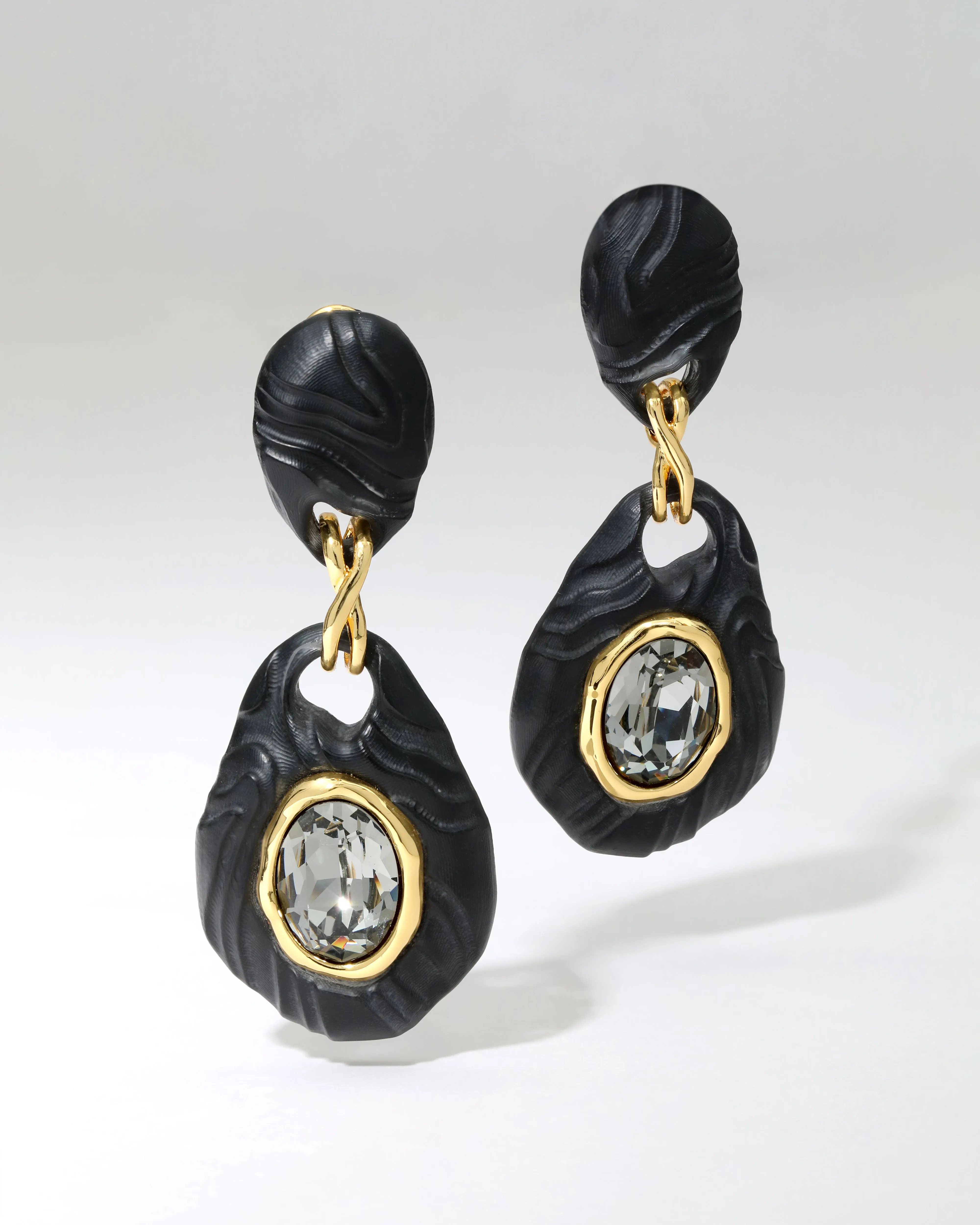 Madera Lucite Drop Earring- Black sold by Alexis Bittar product image thumbnail 2