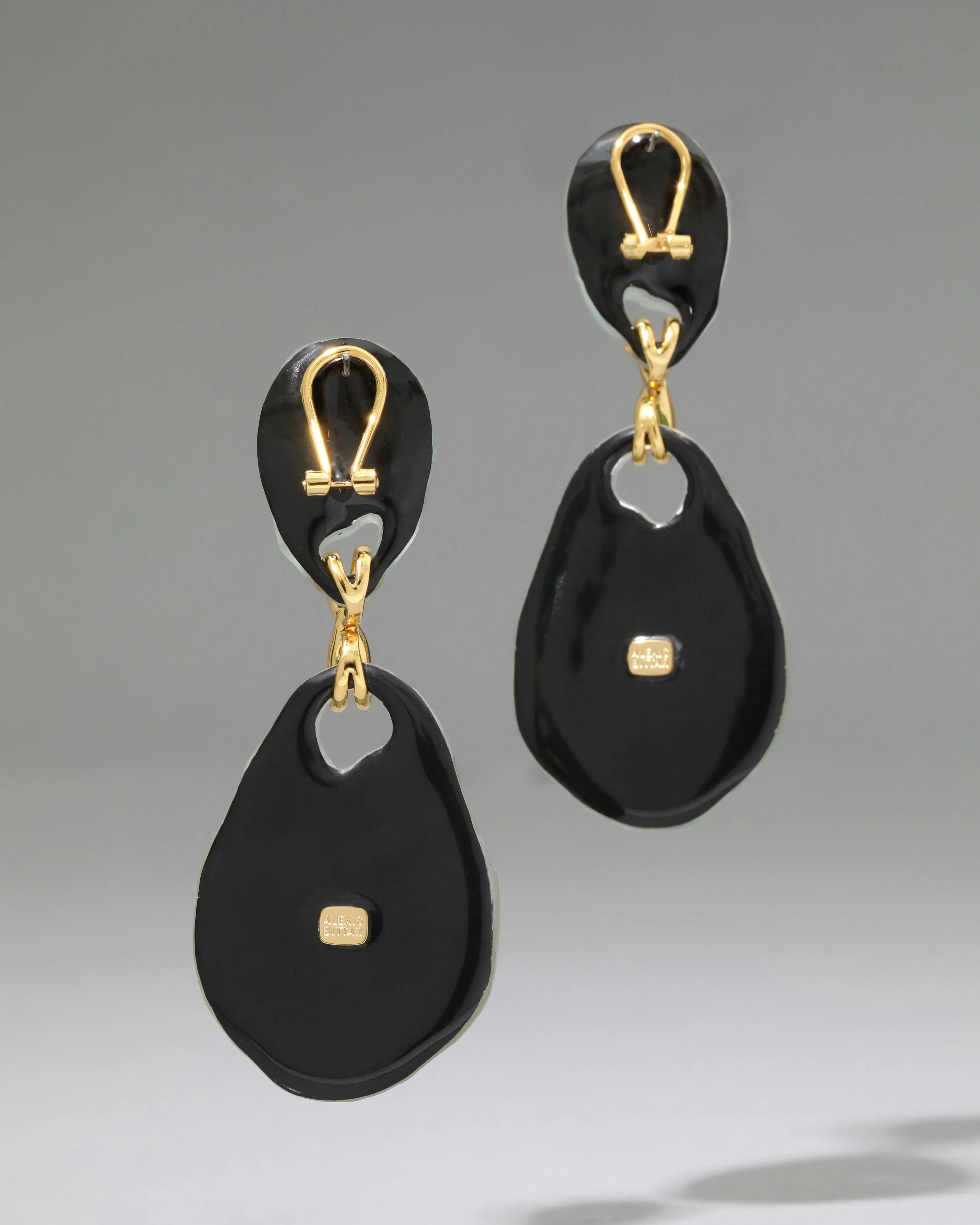 Madera Lucite Drop Earring- Malachite sold by Alexis Bittar product image thumbnail 4