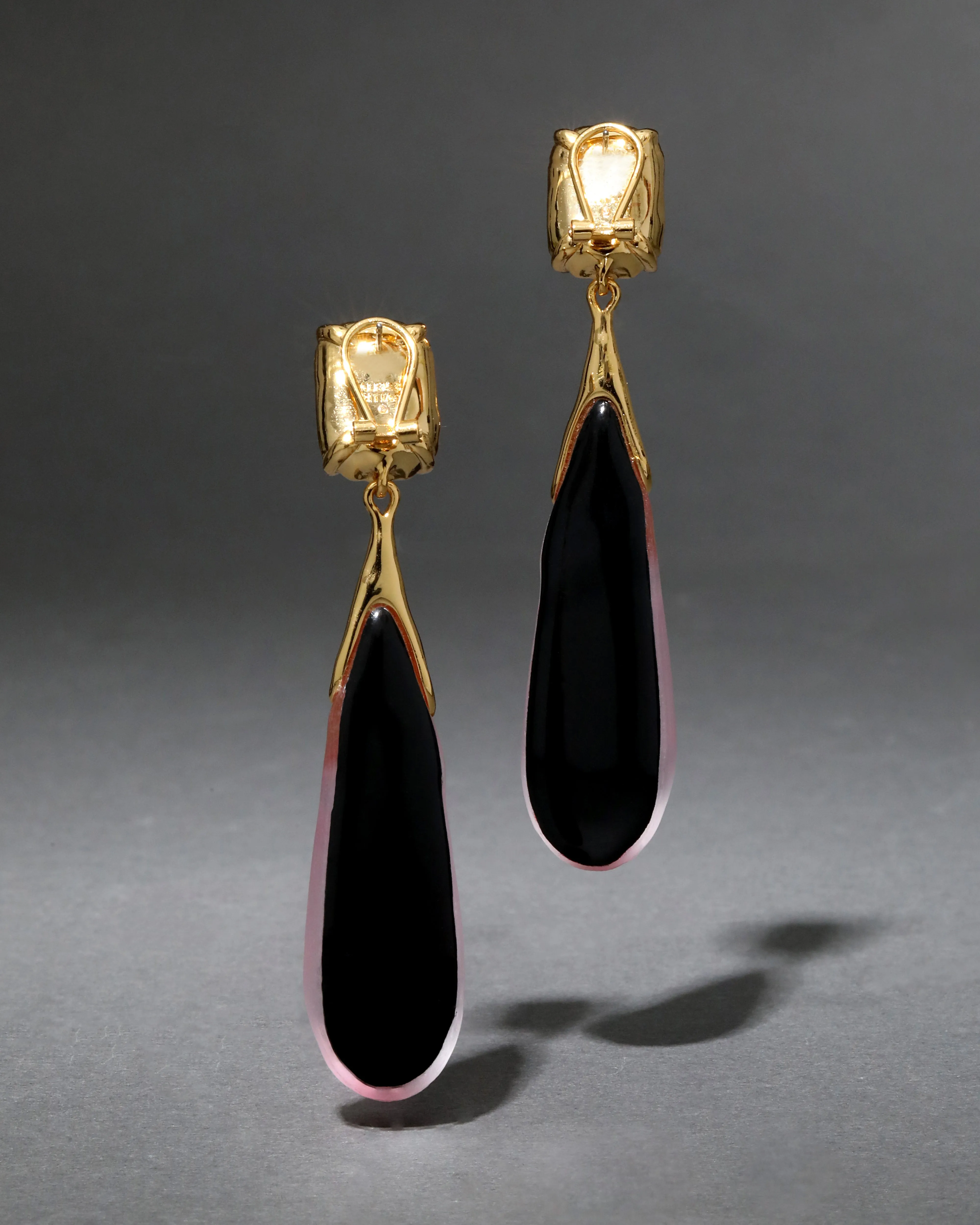 Bonbon Crystal Large Teardrop Earring- Candy Pink sold by Alexis Bittar product image thumbnail 3