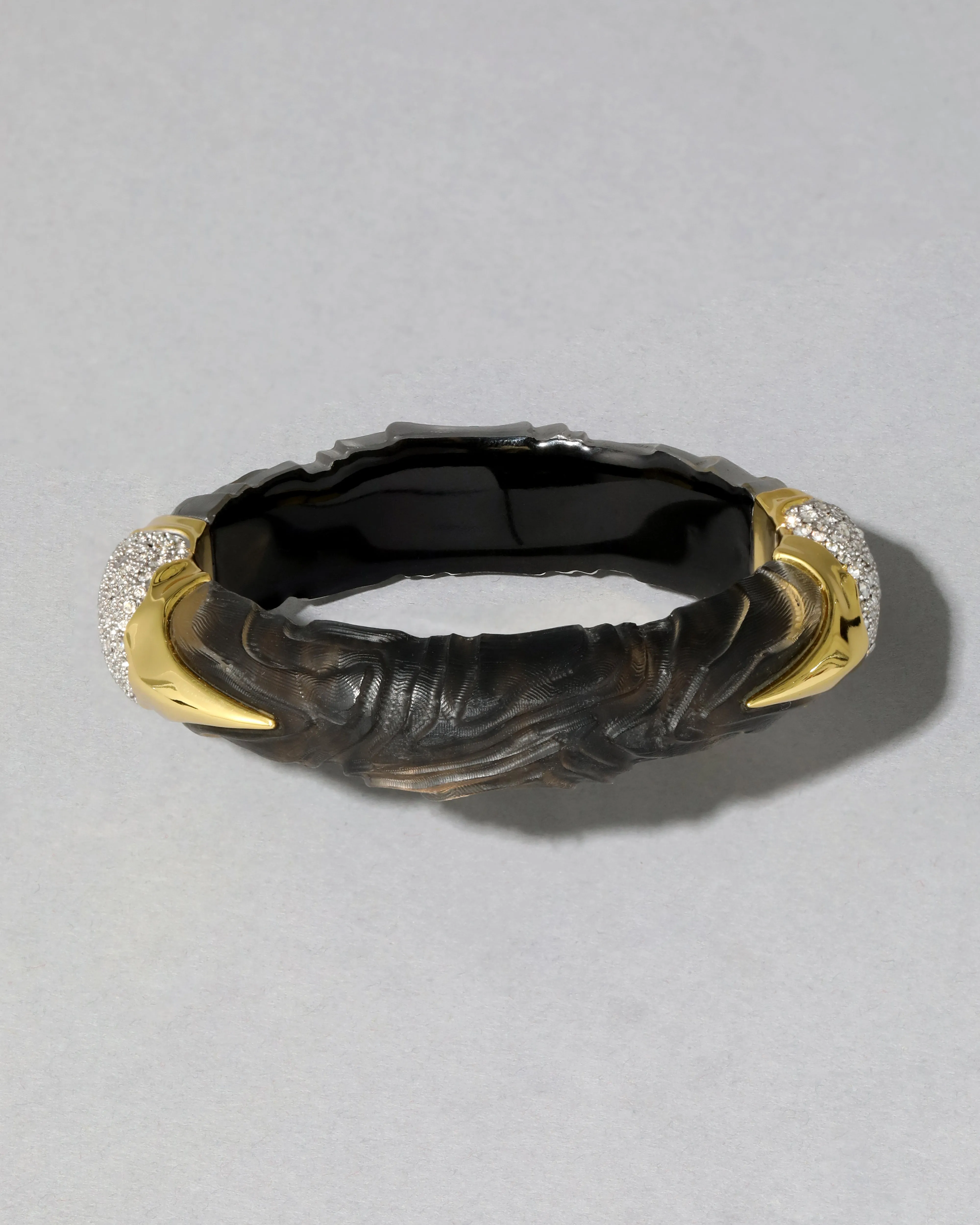 Madera Lucite Hinge Bracelet- Ebony sold by Alexis Bittar product image thumbnail 5