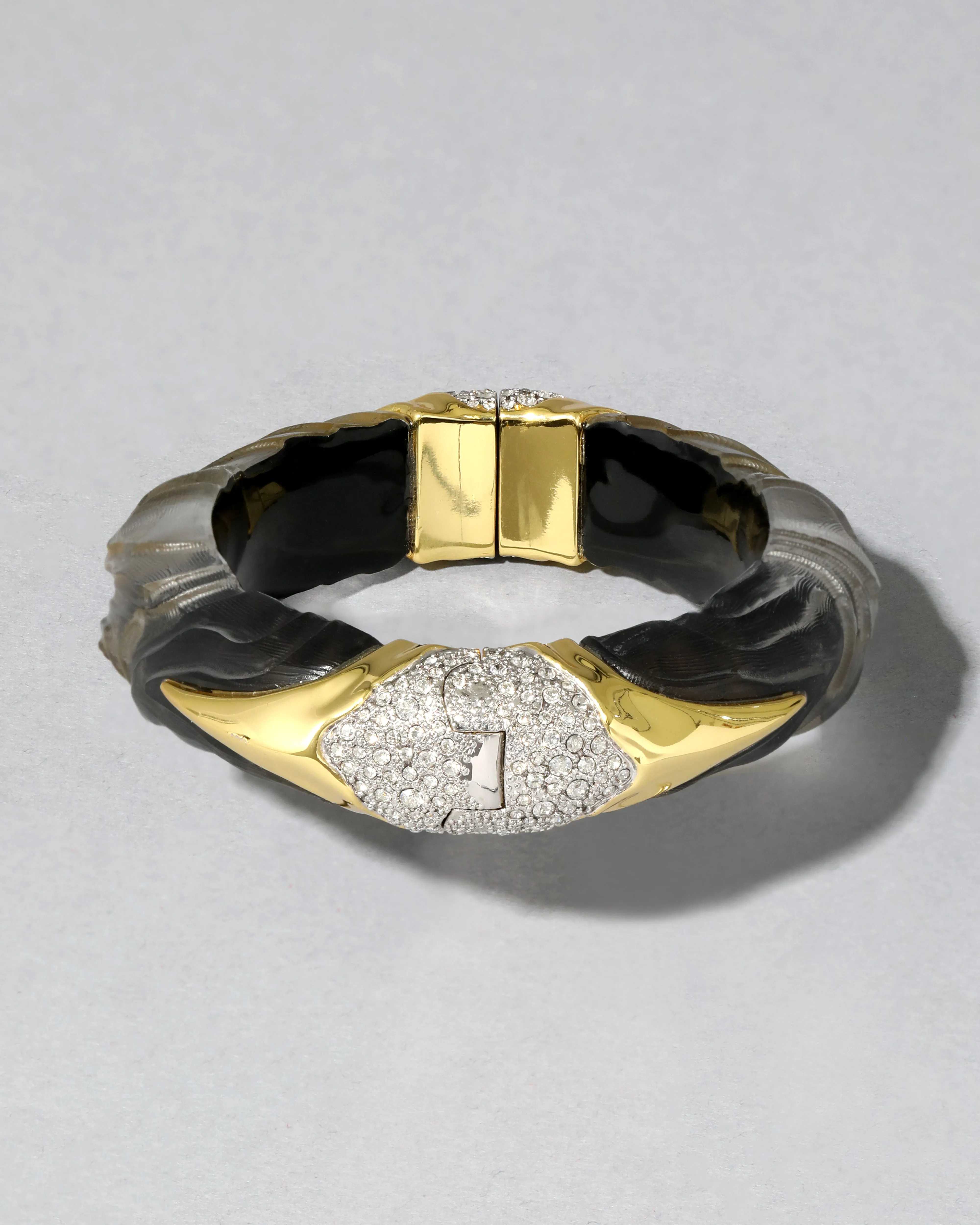 Madera Lucite Hinge Bracelet- Ebony sold by Alexis Bittar product image thumbnail 3