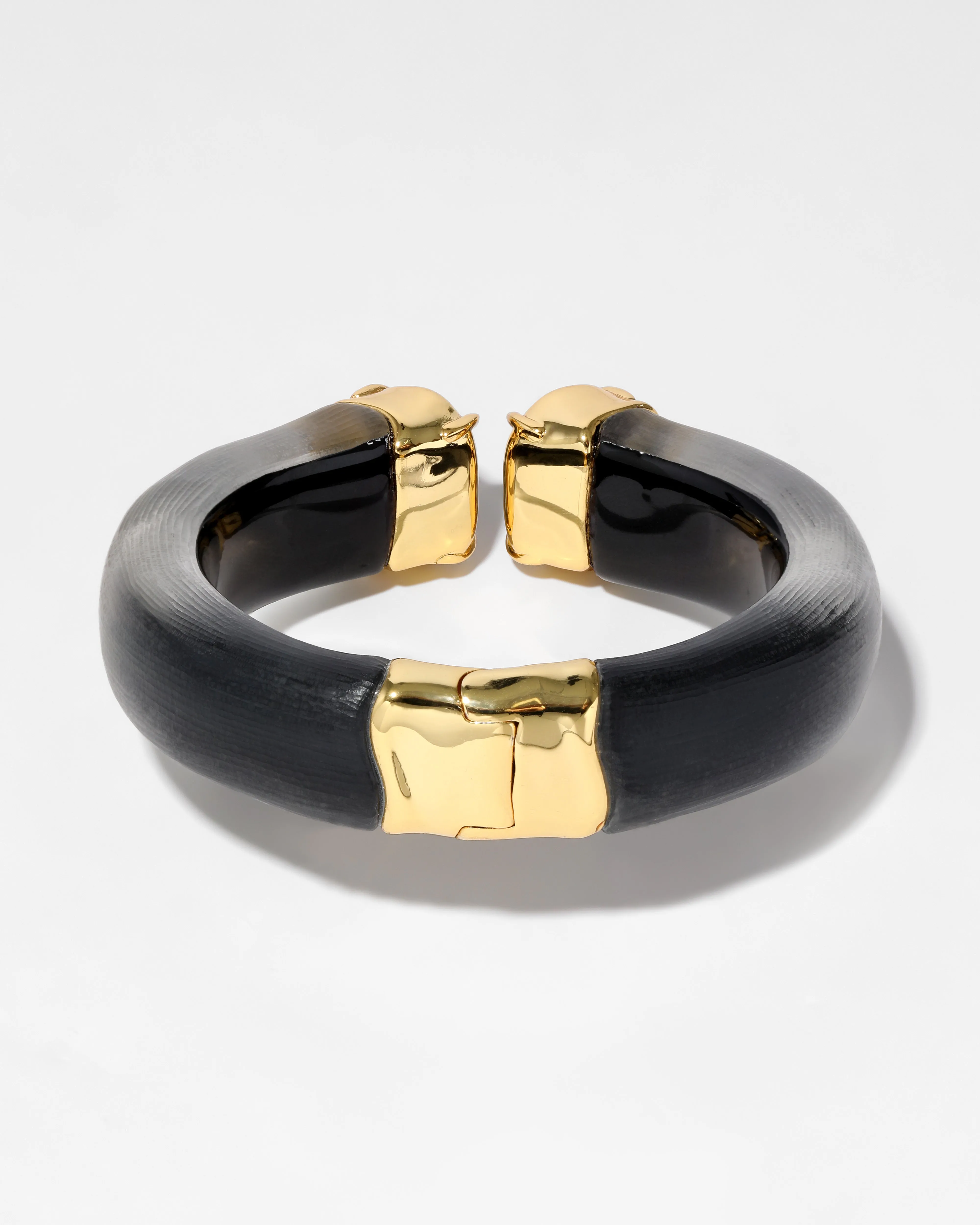 Bonbon Crystal Lucite Hinge Bracelet- Black sold by Alexis Bittar product image thumbnail 5