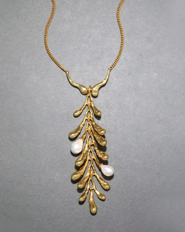Perla Freshwater Pearl Cascading Long Necklace sold by Alexis Bittar