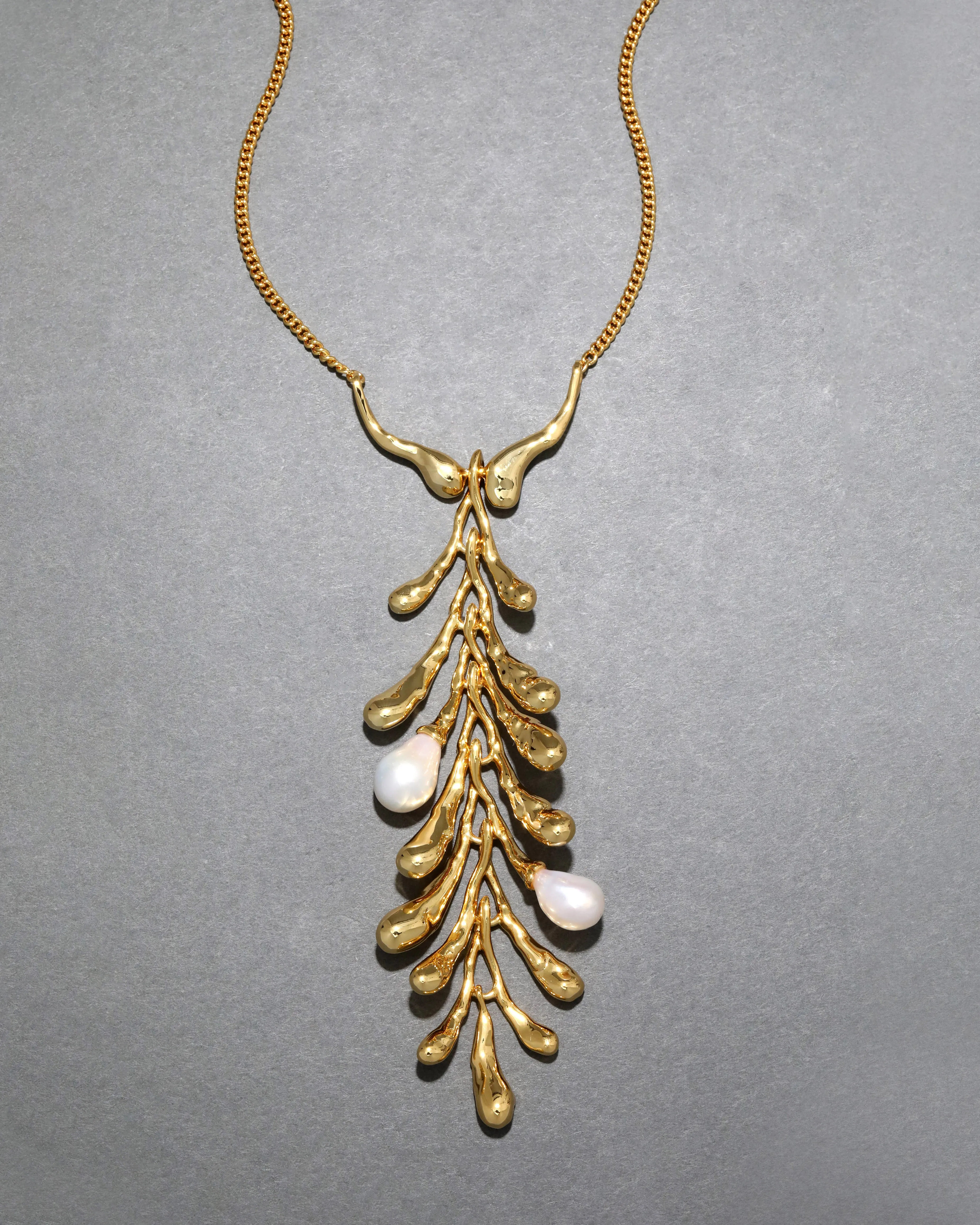 Perla Freshwater Pearl Cascading Long Necklace sold by Alexis Bittar