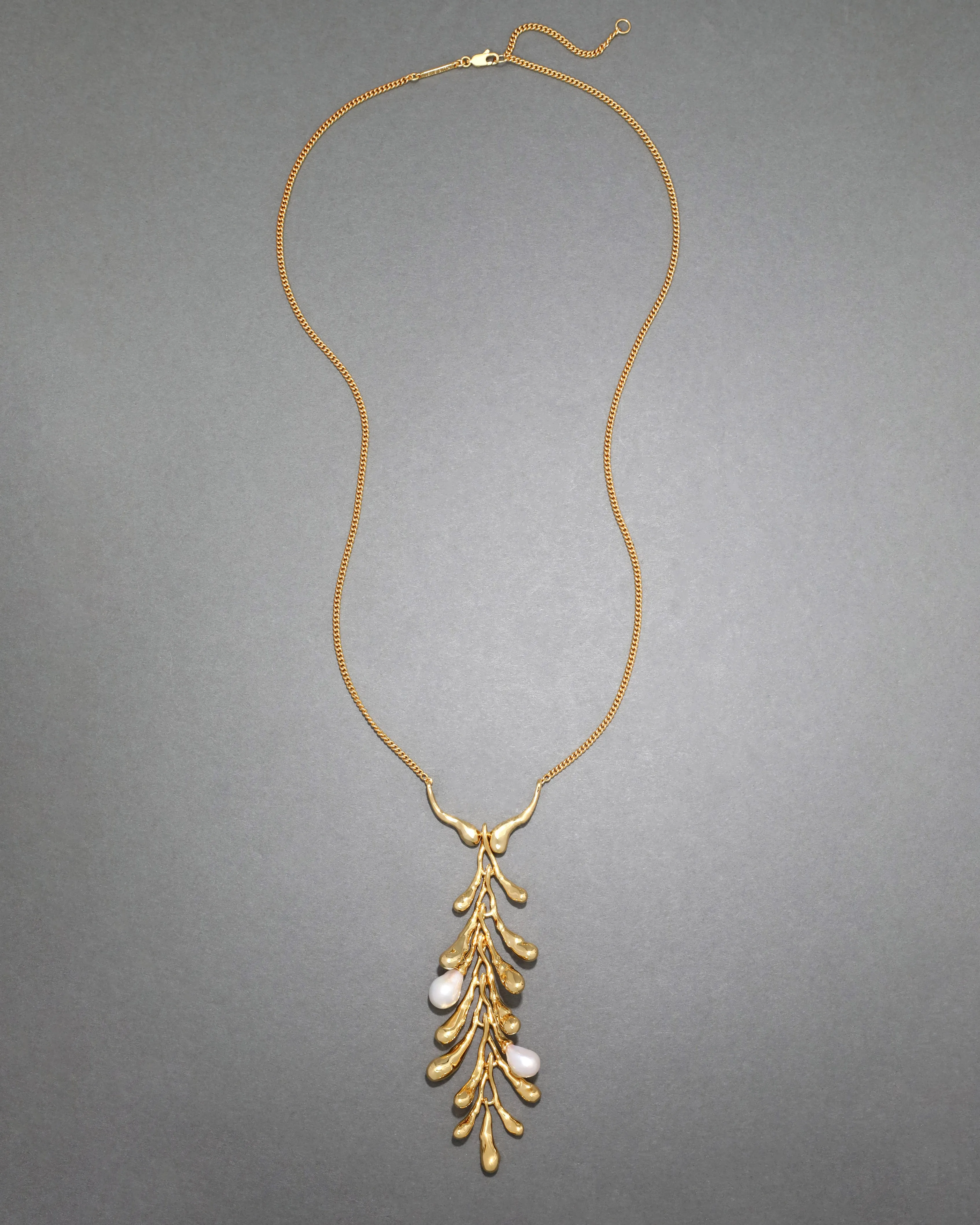 Perla Freshwater Pearl Cascading Long Necklace sold by Alexis Bittar product image thumbnail 3