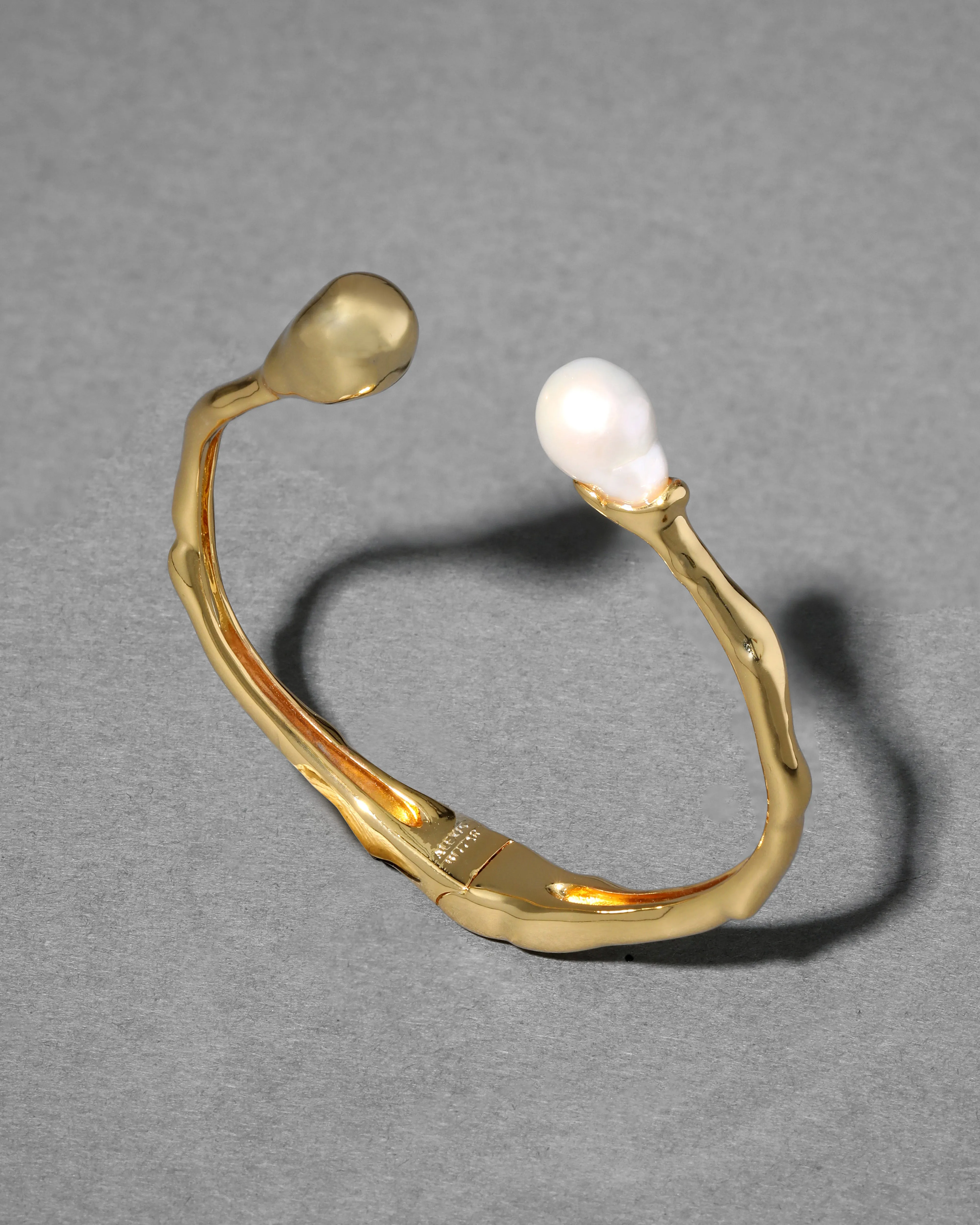 Perla Freshwater Pearl Hinge Cuff Bracelet sold by Alexis Bittar