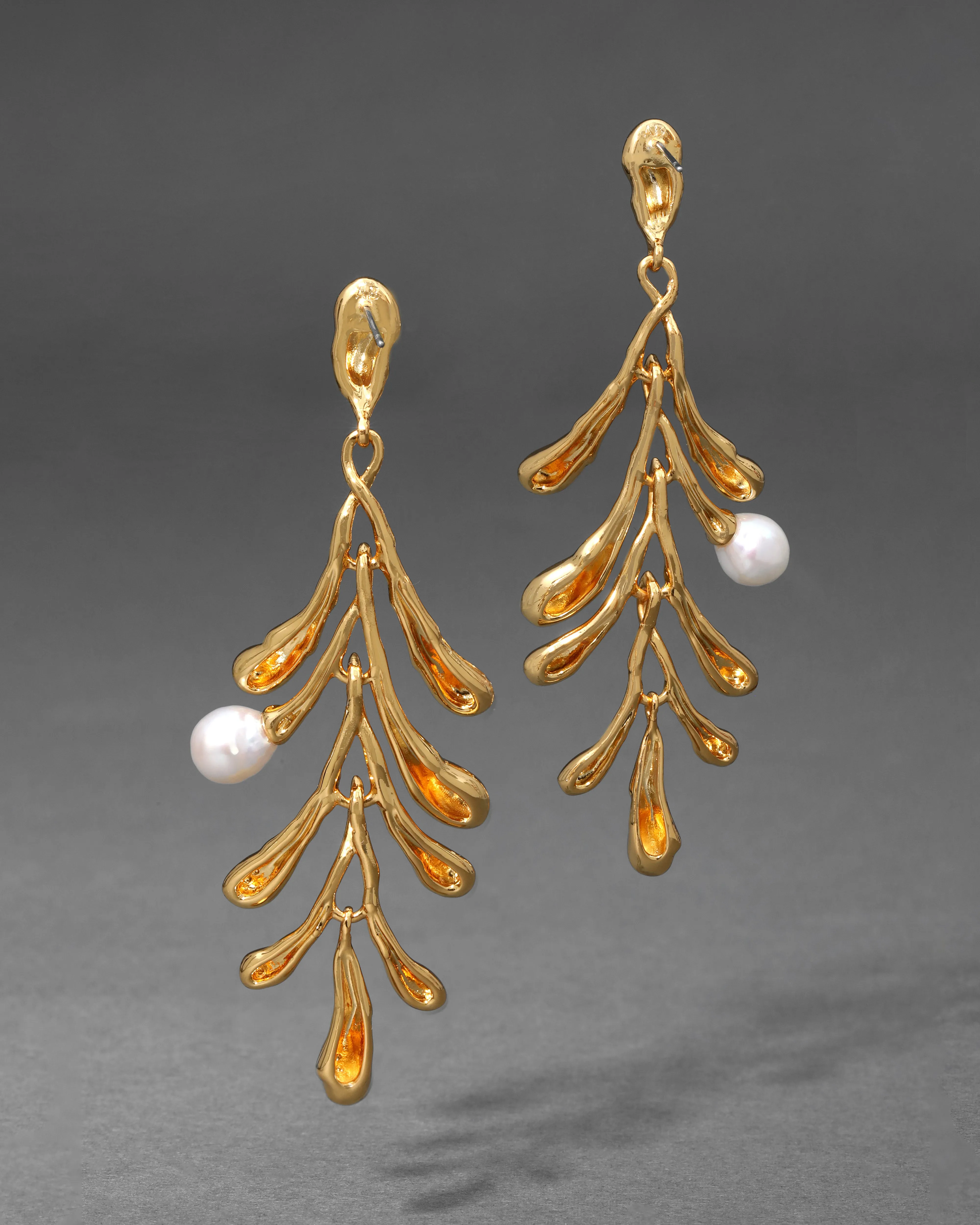 Perla Freshwater Pearl Cascading Earring sold by Alexis Bittar product image thumbnail 3