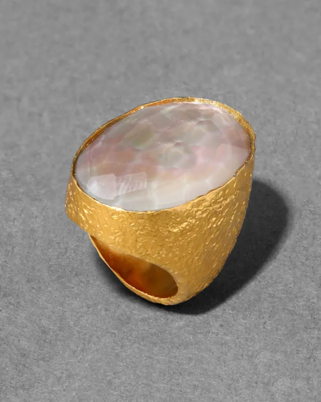 Archive Hand-Chiseled Quartz Iceberg Ring sold by Alexis Bittar