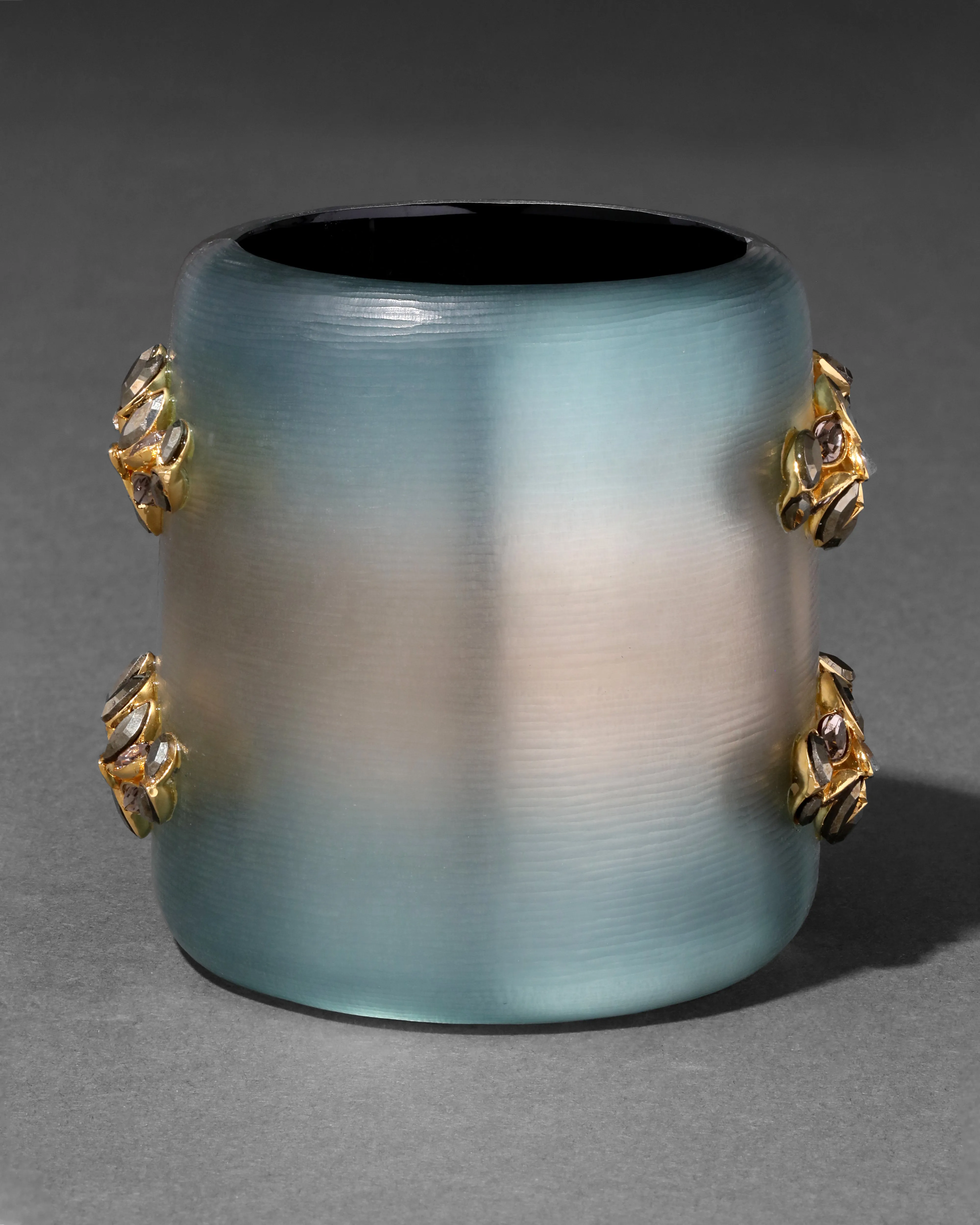 Archive Ombré Lucite Extra Wide Hinge Bracelet sold by Alexis Bittar