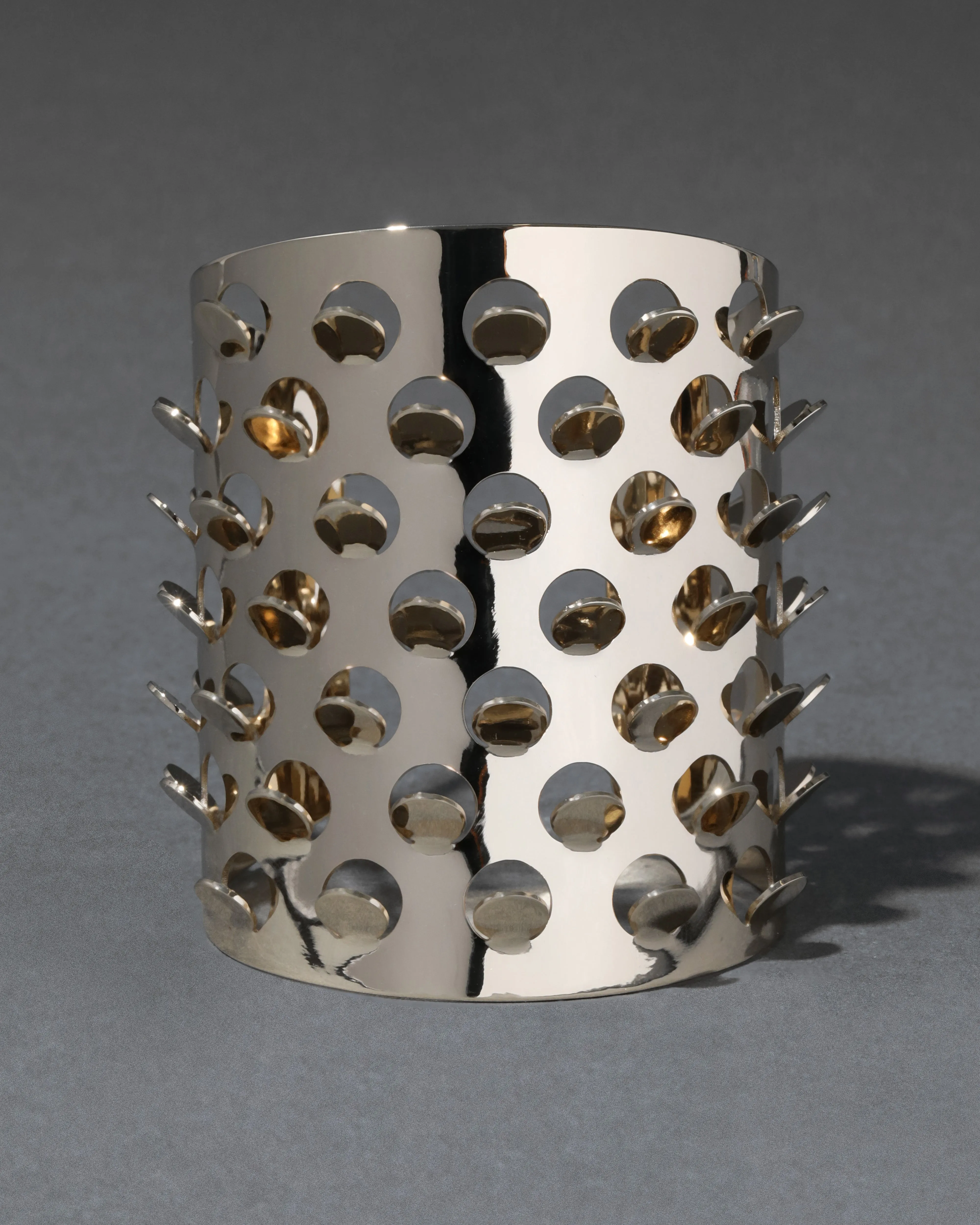Archive Gold Grater Cuff Bracelet sold by Alexis Bittar product image thumbnail 2